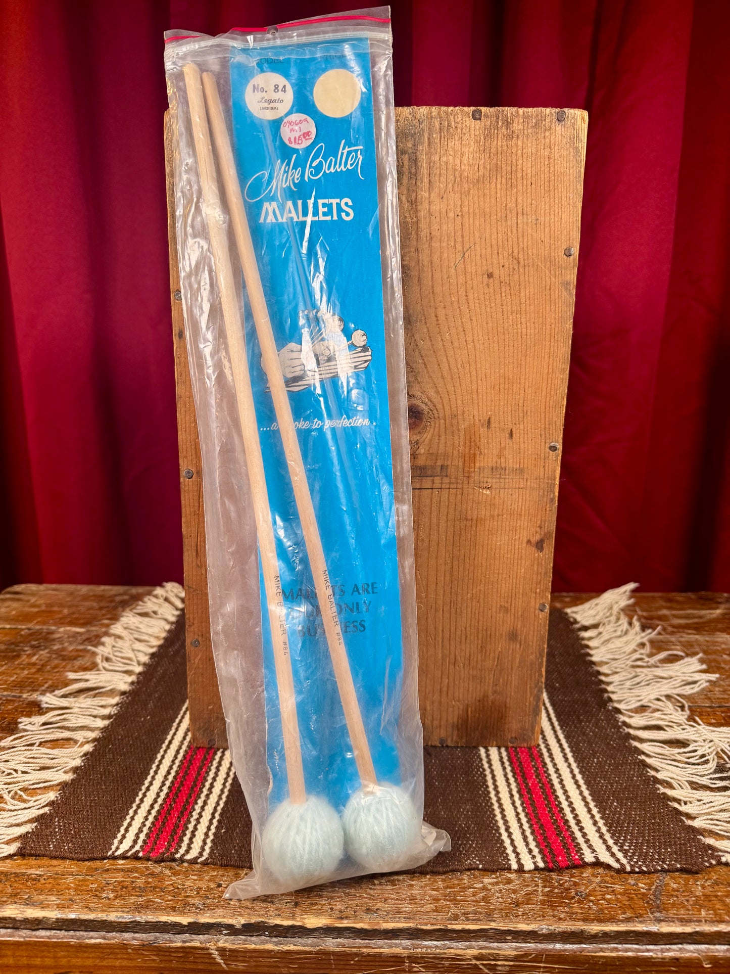 Vintage Mike Balter no84 Legato Mallets w/ Original Packaging N.O.S.