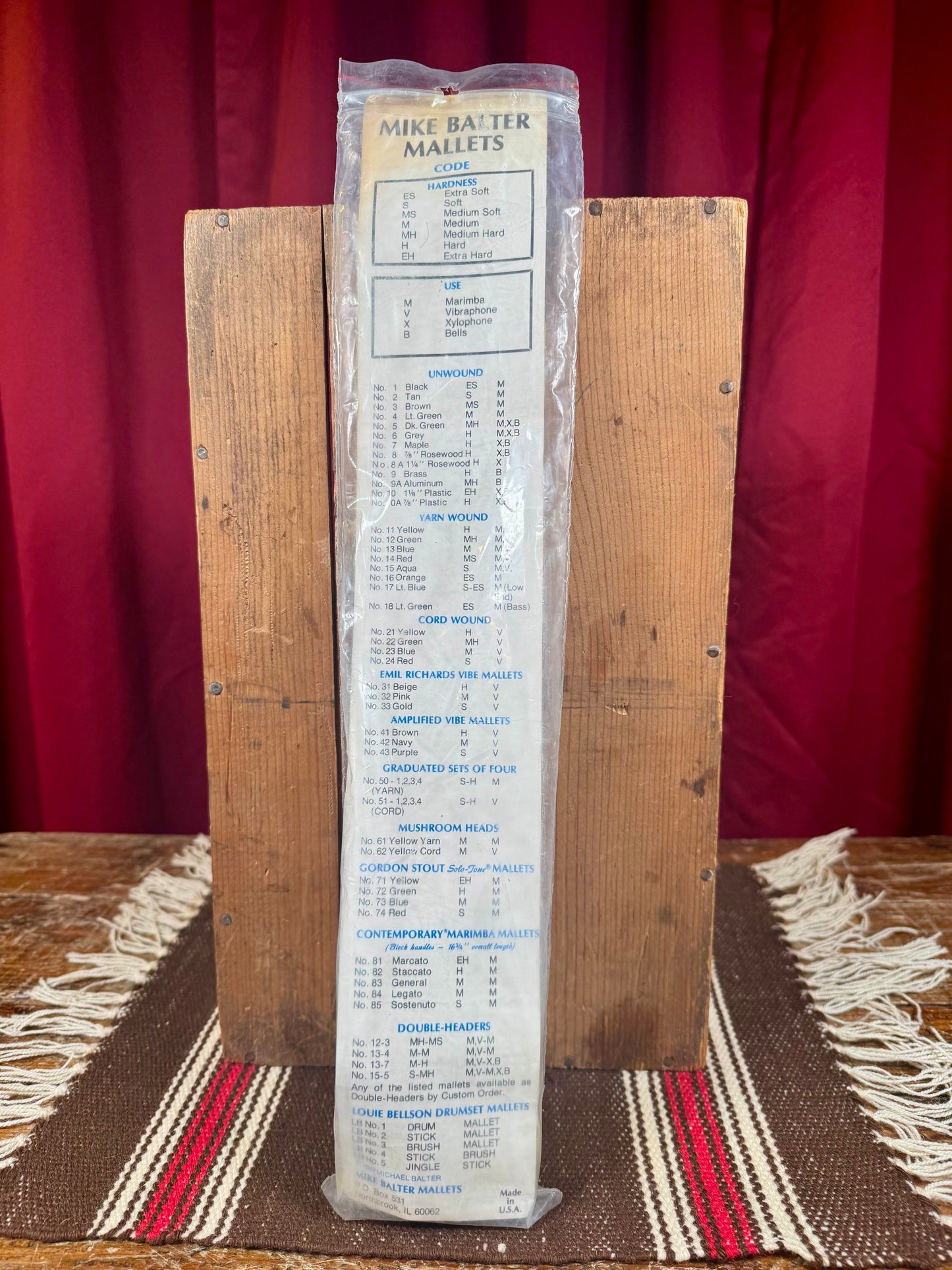 Vintage Mike Balter no94 Mallets w/ Original Packaging N.O.S.