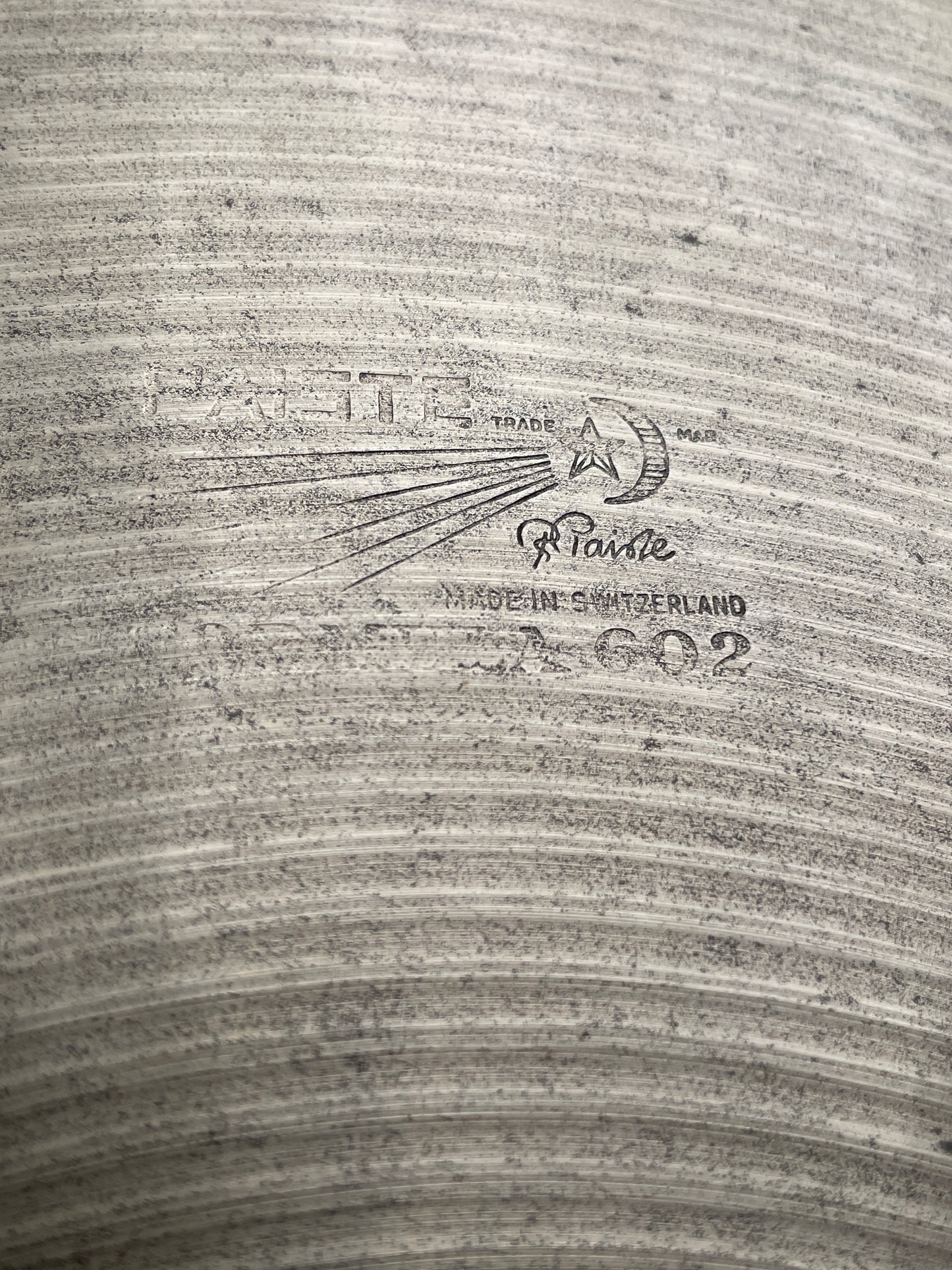 20" Paiste Formula 602 1960s Pre-Serial Ride Cymbal 2400g *Video Demo*