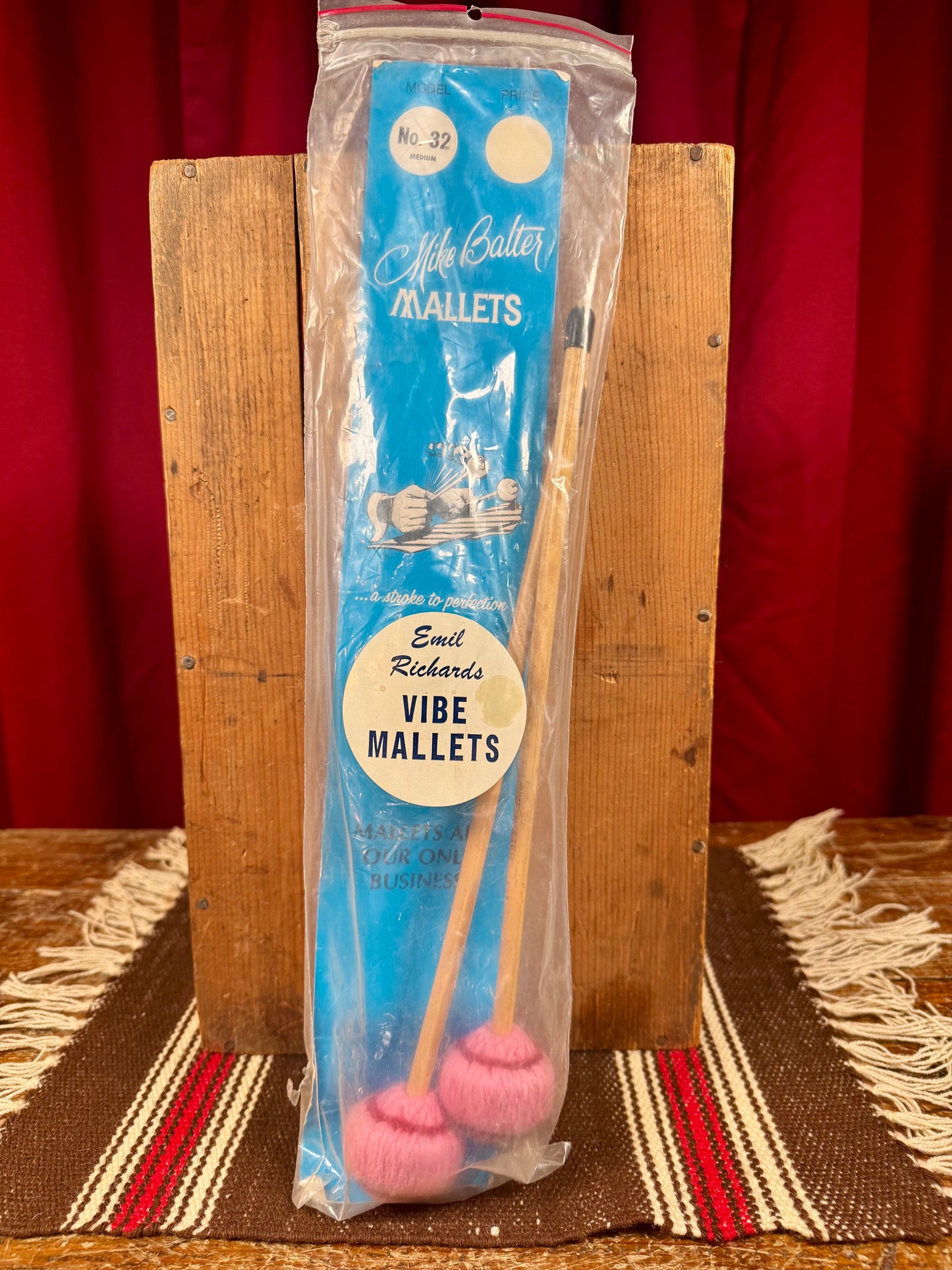 Vintage Mike Balter no32 Medium Mallets w/ Original Packaging N.O.S.