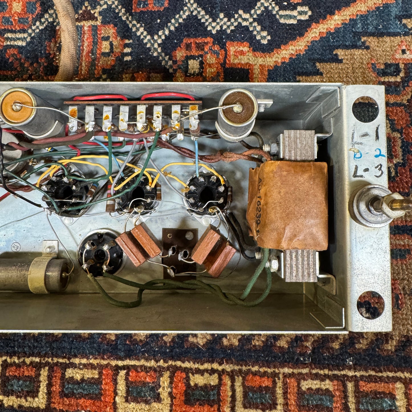 1940s Hammond Tube Reverb Amplifier ER-20 Tone Cabinet DR-20