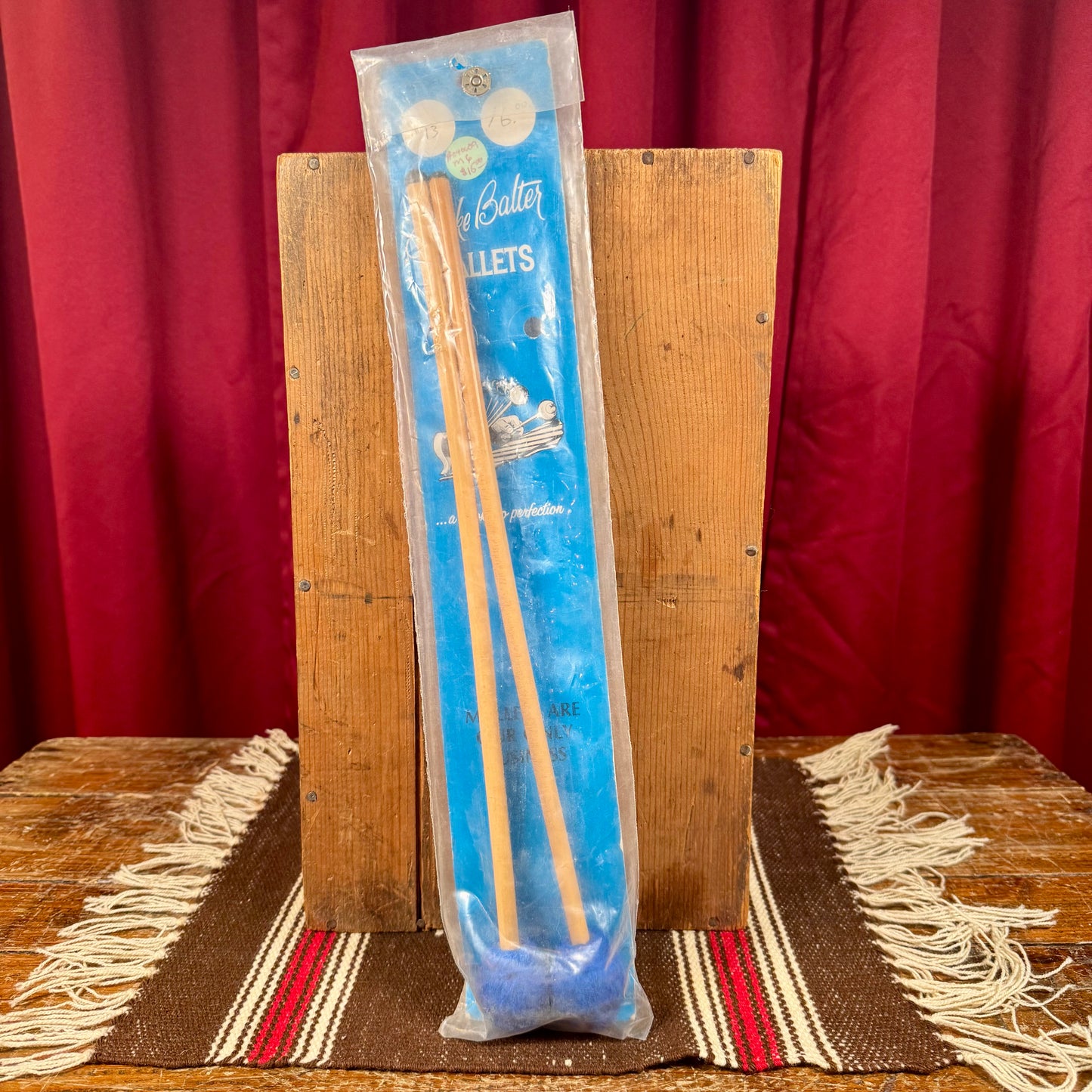 Vintage Mike Balter no13 Soft Mallets w/ Original Packaging N.O.S.