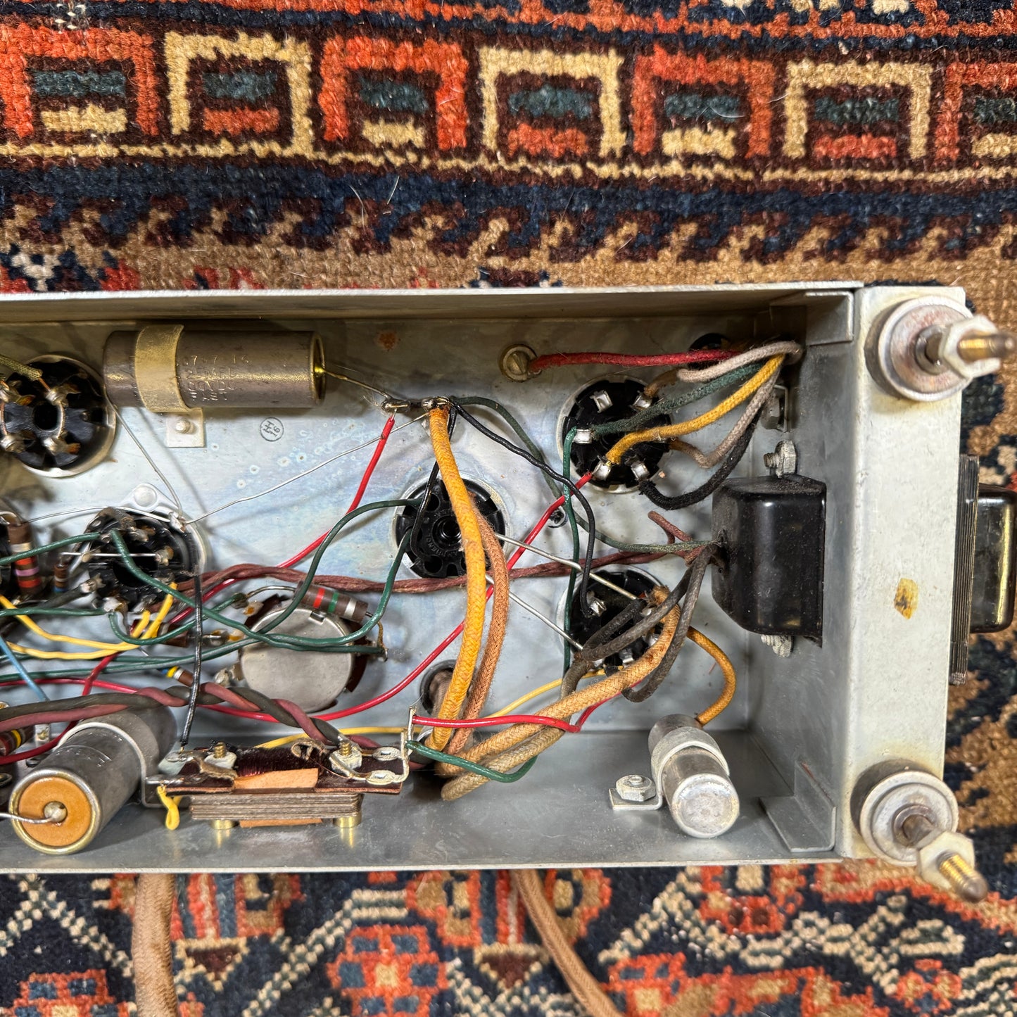1940s Hammond Tube Reverb Amplifier ER-20 Tone Cabinet DR-20