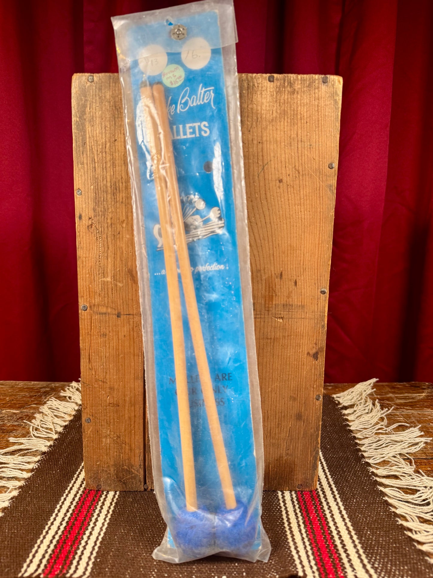 Vintage Mike Balter no13 Soft Mallets w/ Original Packaging N.O.S.