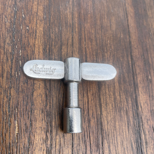 1950s/1960s Transition Ludwig Nickel Plated Script Logo Drum Key