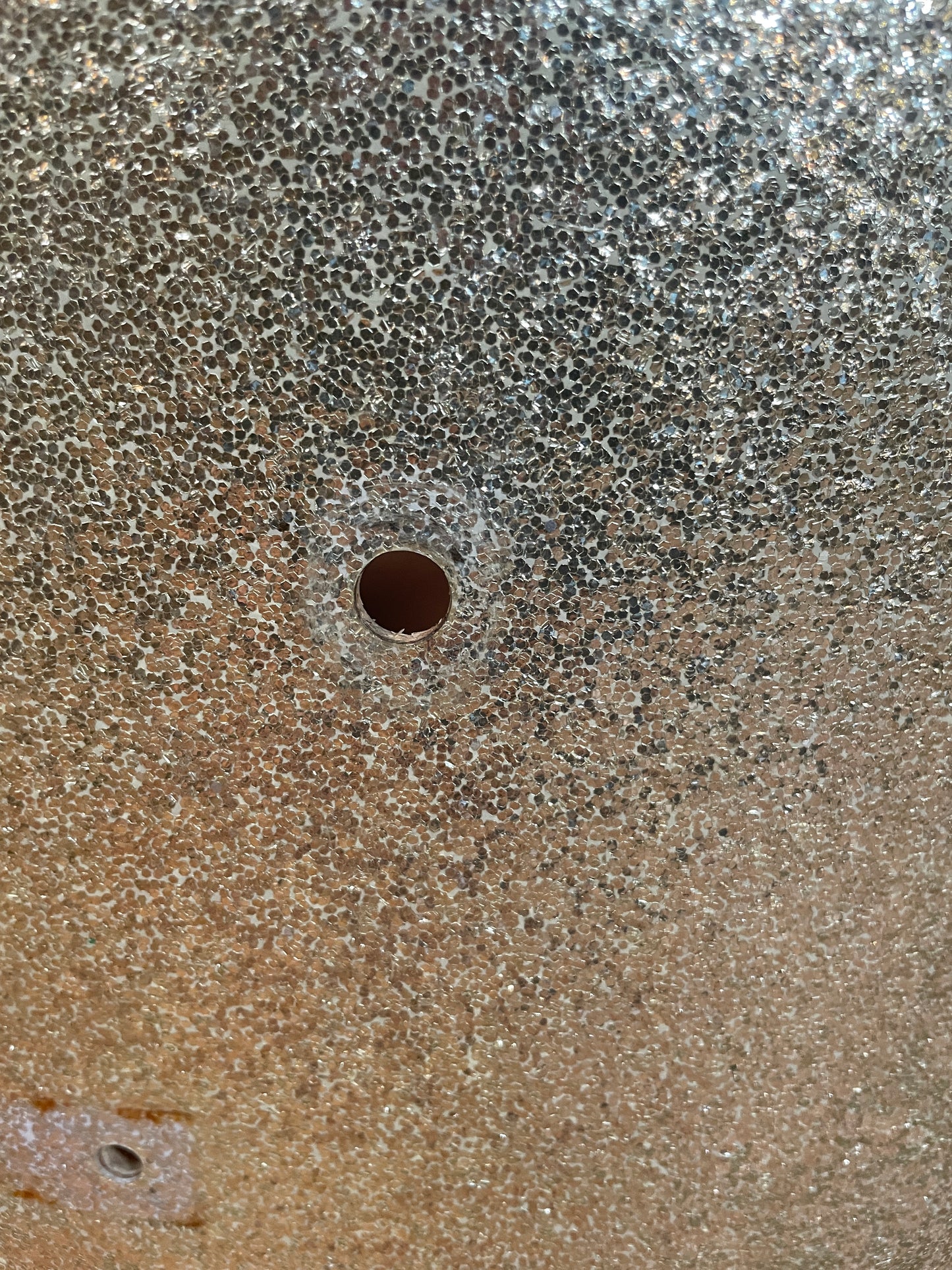 1960s Ludwig 14x20 Classic Bass Drum Shell 3-Ply Silver Sparkle