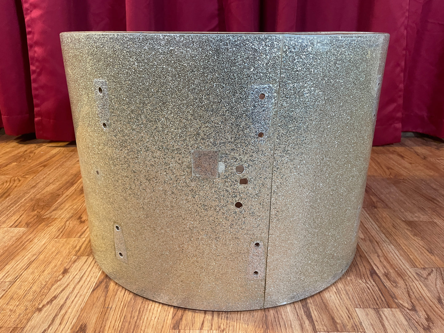 1960s Ludwig 14x20 Classic Bass Drum Shell 3-Ply Silver Sparkle