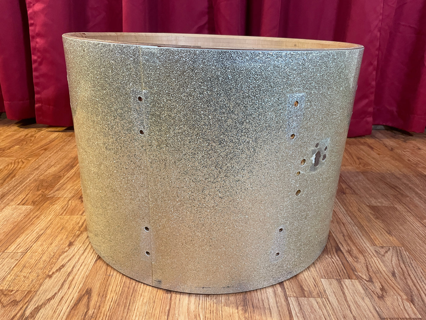 1960s Ludwig 14x20 Classic Bass Drum Shell 3-Ply Silver Sparkle