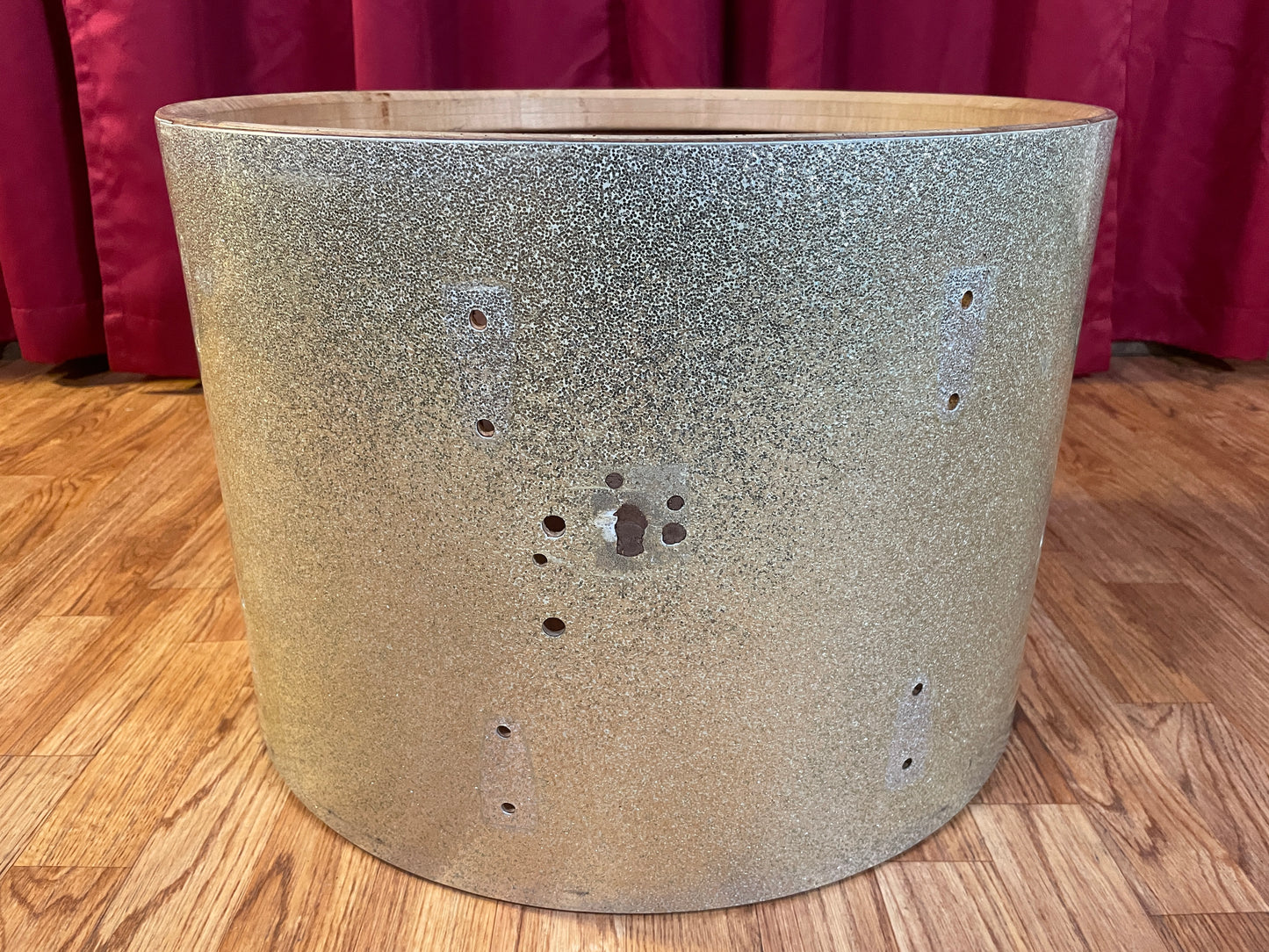 1960s Ludwig 14x20 Classic Bass Drum Shell 3-Ply Silver Sparkle