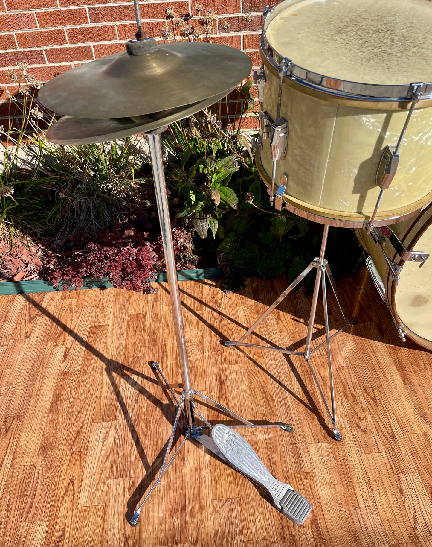 1939 Ludwig Drum Set Avalon Pearl 28/13/16 w/ 8x14 Snare White Marine Pearl