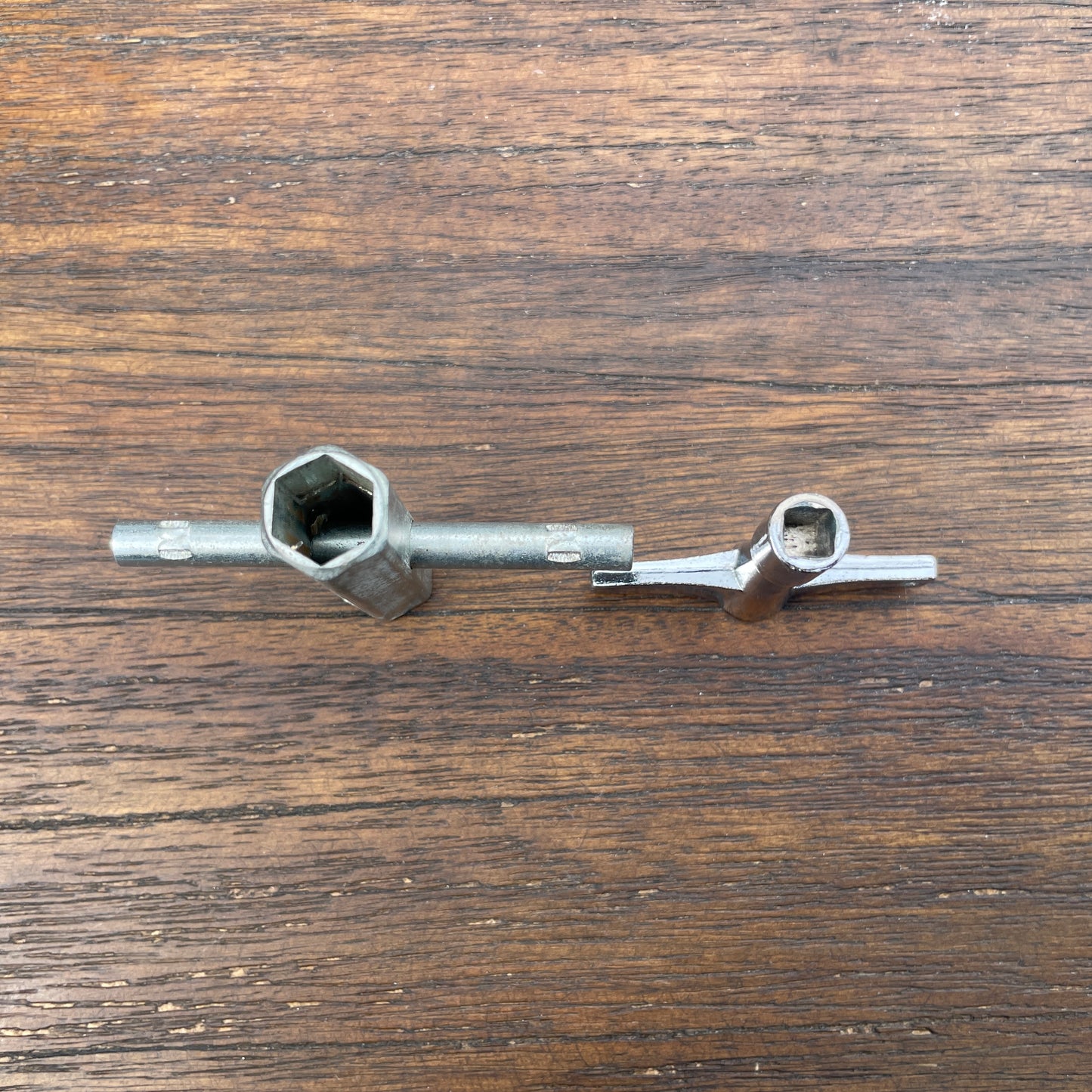 1970s Ludwig Drum Tuning Key and Rail Consolette Hex Wrench Set