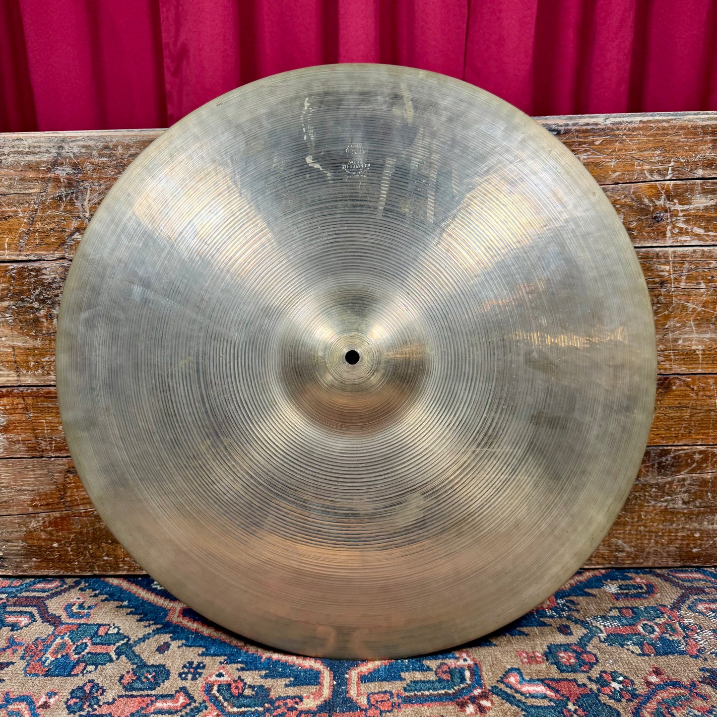 20" Zildjian A 1940s-1950s Trans Stamp Ride Cymbal 2134g *Video Demo*