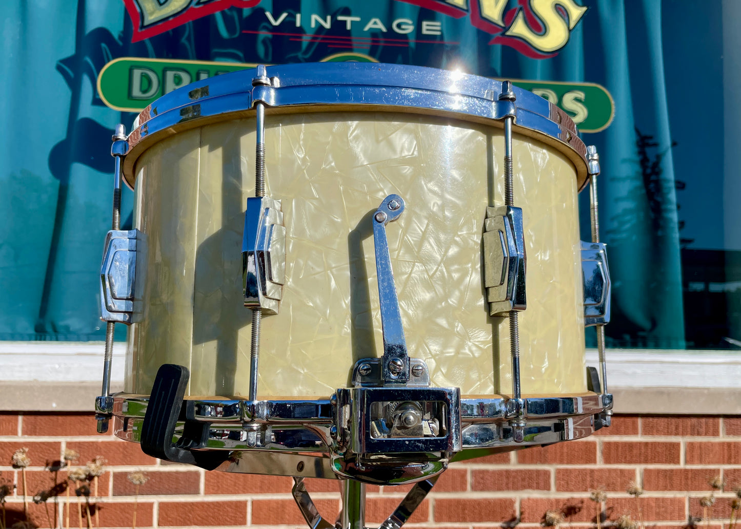 1939 Ludwig Drum Set Avalon Pearl 28/13/16 w/ 8x14 Snare White Marine Pearl
