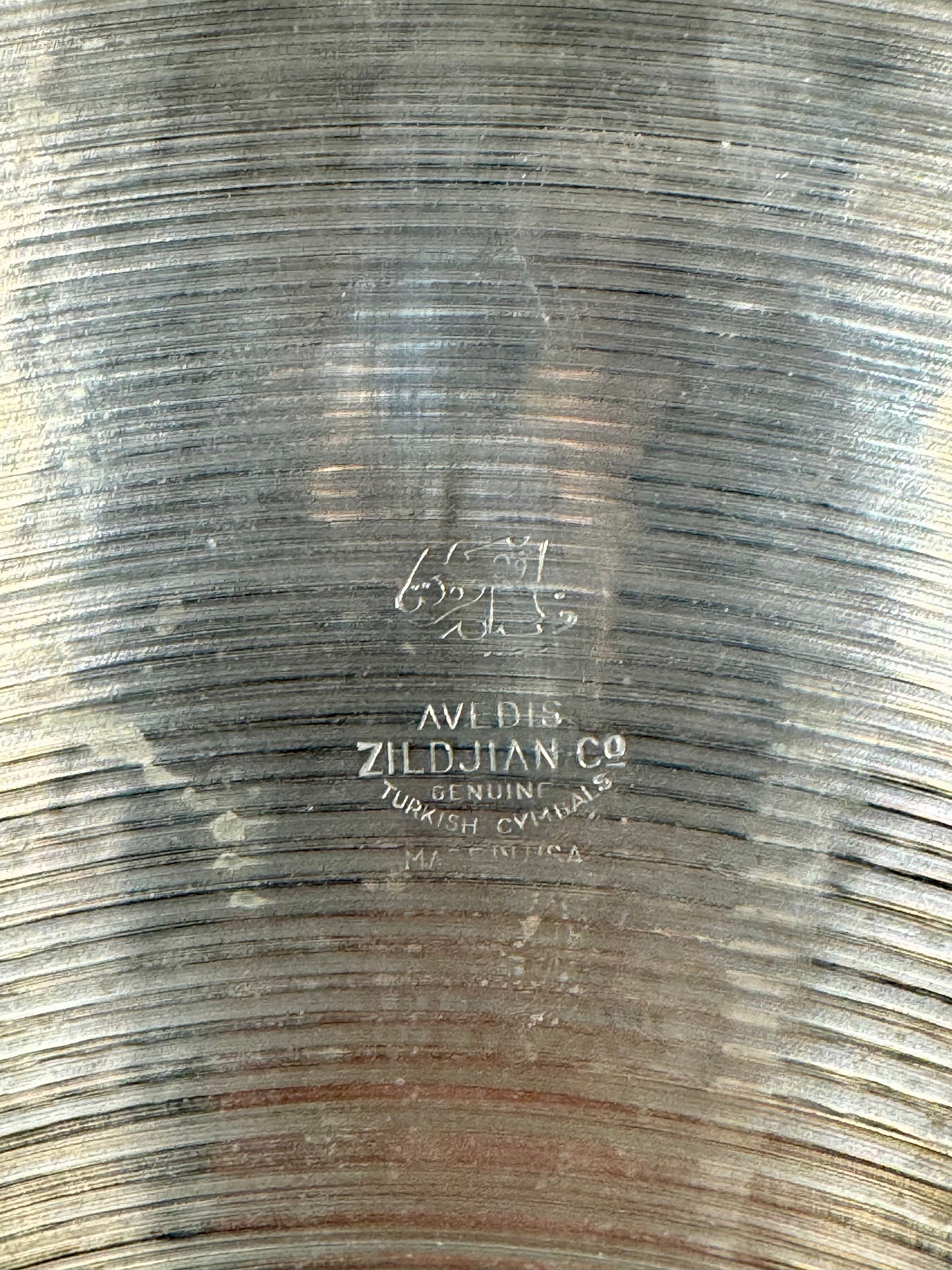 20" Zildjian A 1940s-1950s Trans Stamp Ride Cymbal 2134g *Video Demo*