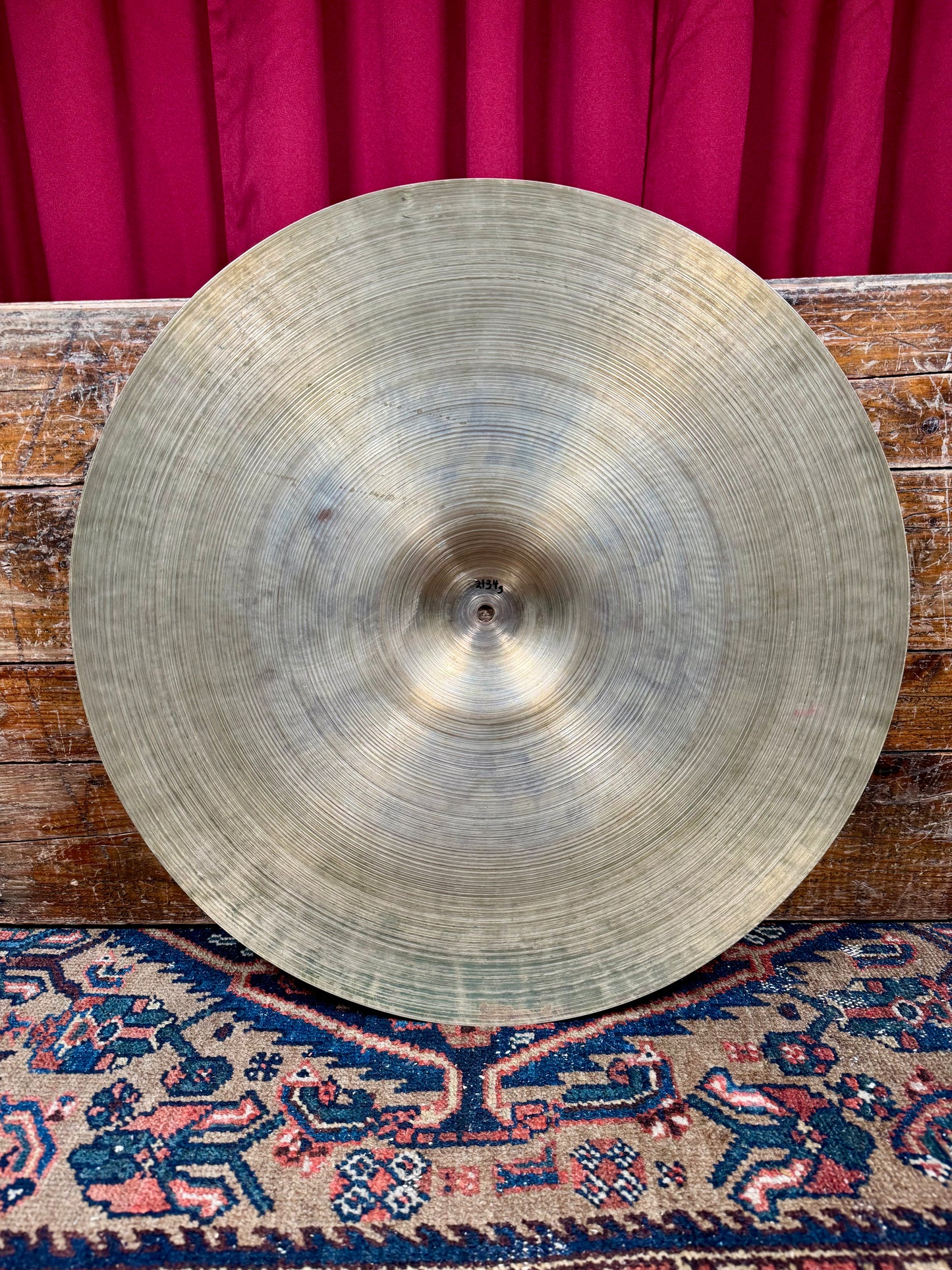 20" Zildjian A 1940s-1950s Trans Stamp Ride Cymbal 2134g *Video Demo*