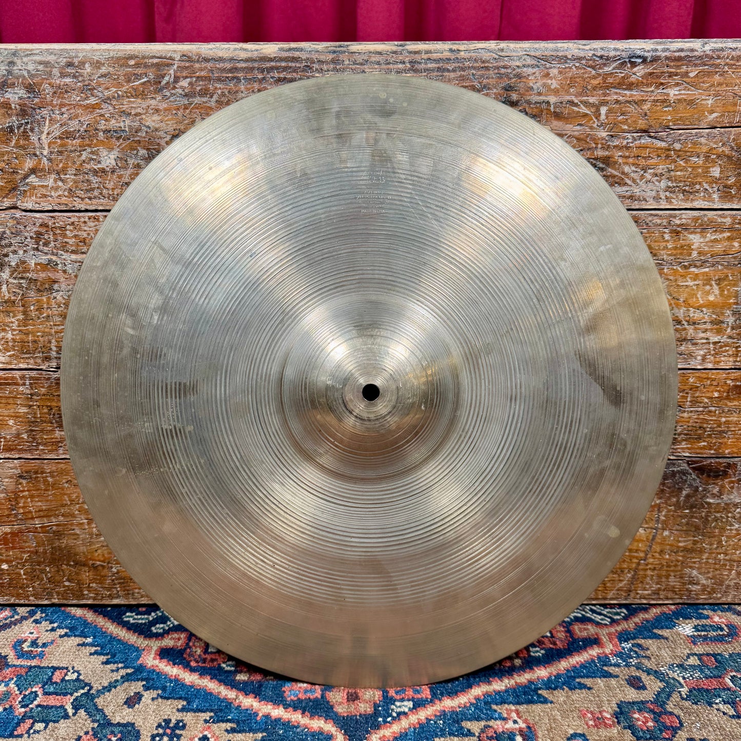 17" Zildjian A 1940s-50s Trans Stamp Crash Cymbal 1054g *Video Demo*