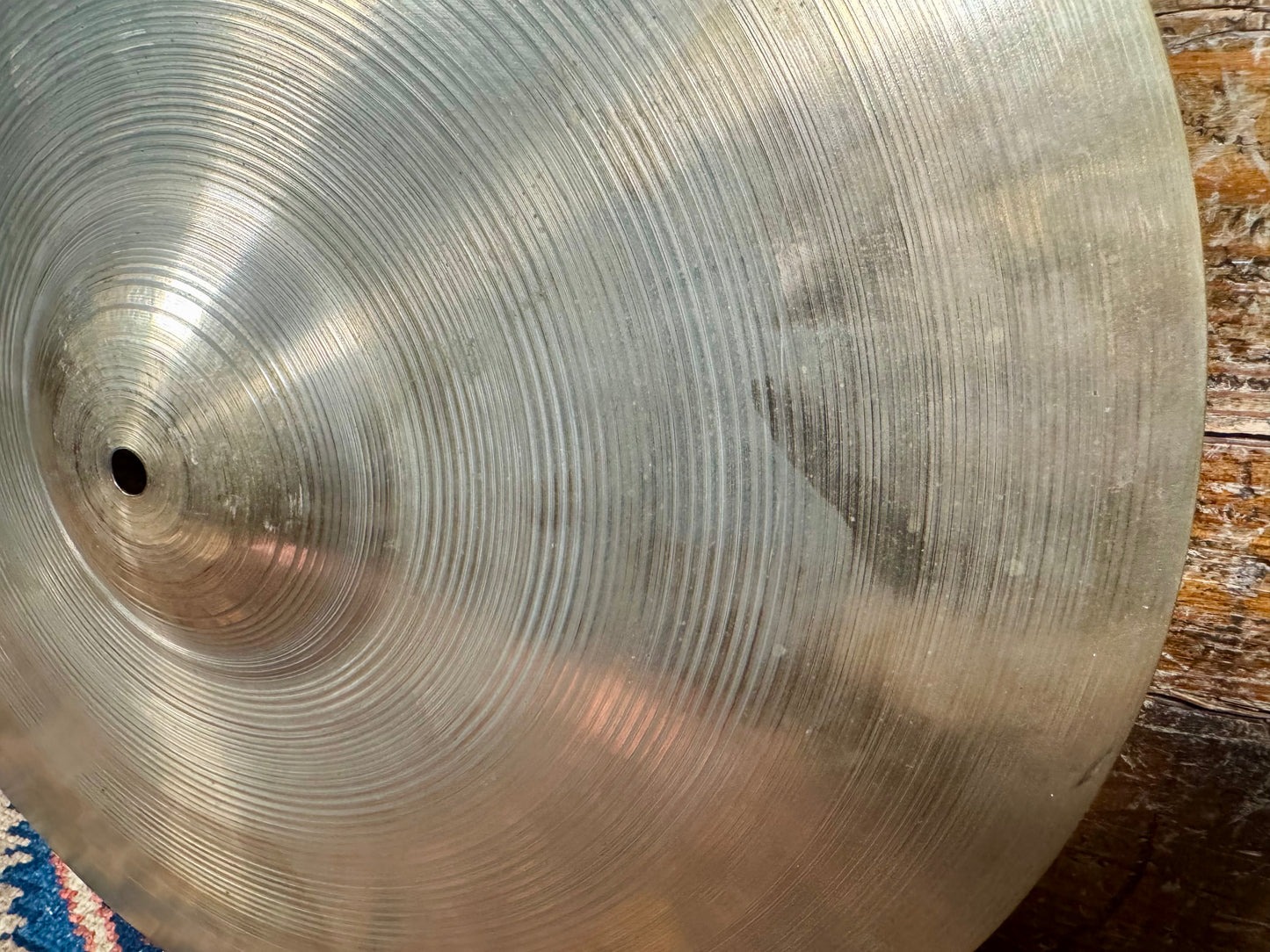 17" Zildjian A 1940s-50s Trans Stamp Crash Cymbal 1054g *Video Demo*