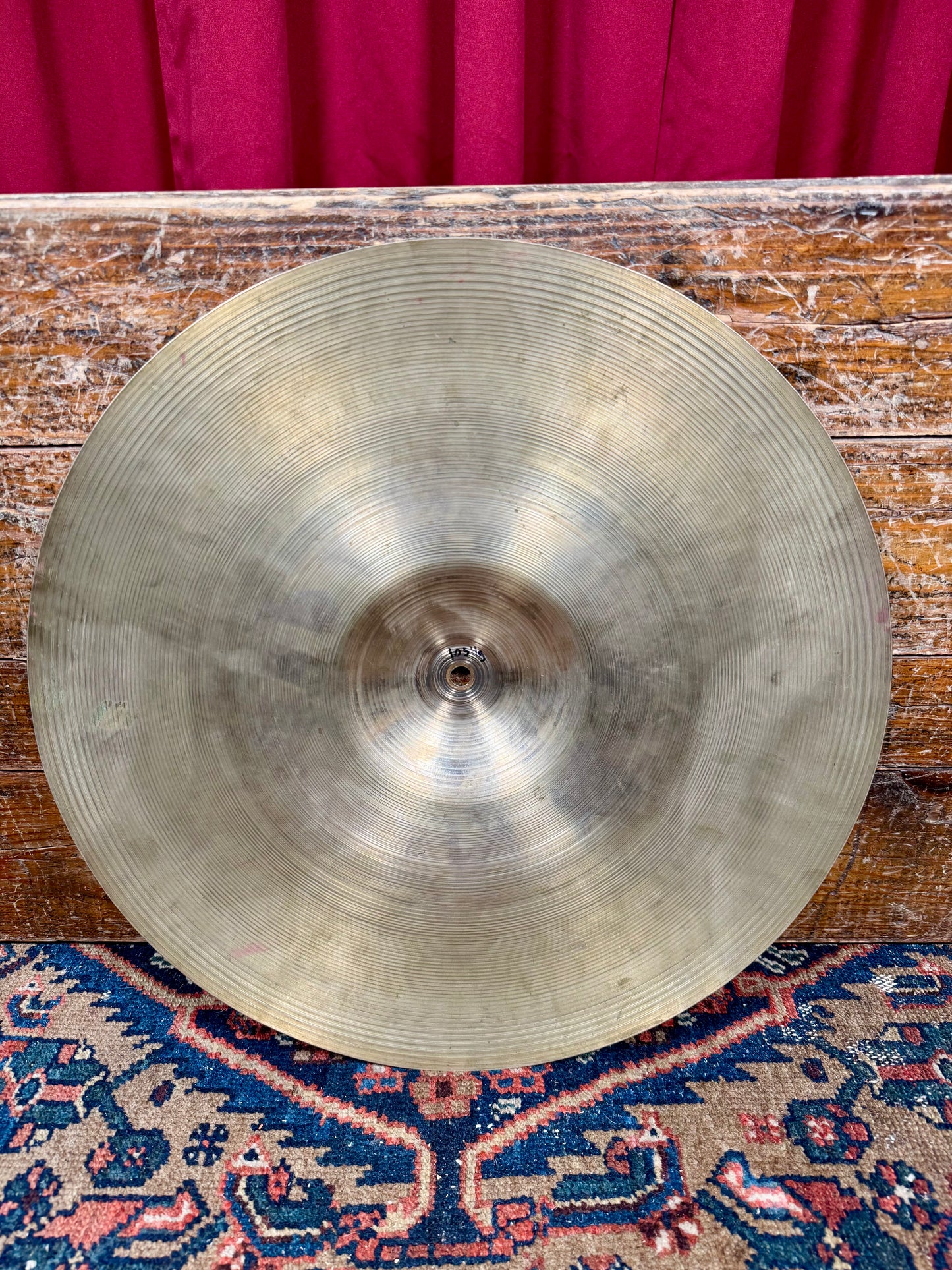 17" Zildjian A 1940s-50s Trans Stamp Crash Cymbal 1054g *Video Demo*