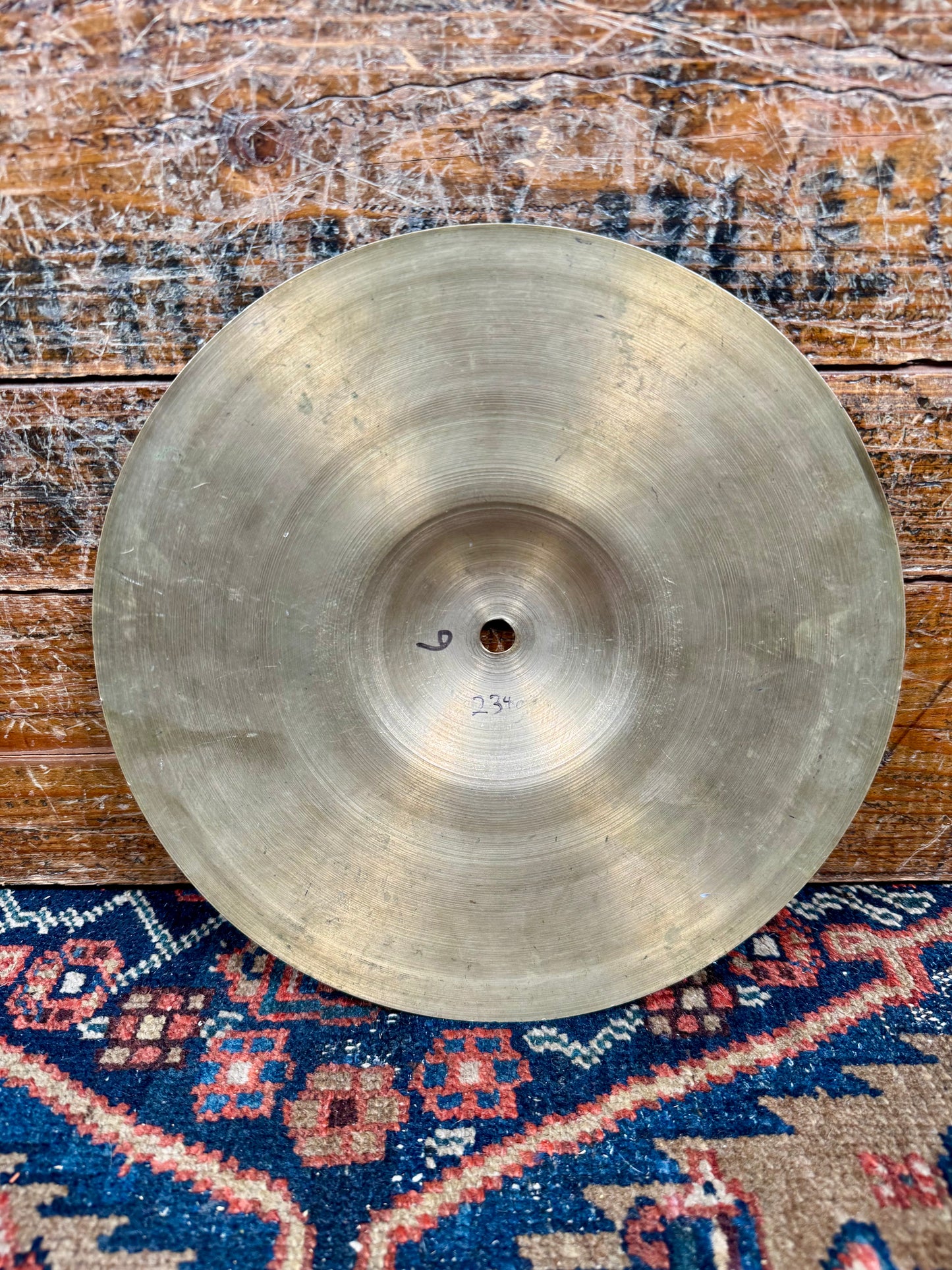 1940s-1950s 10" Zildjian No Stamp Splash Cymbal 234g *Video Demo*