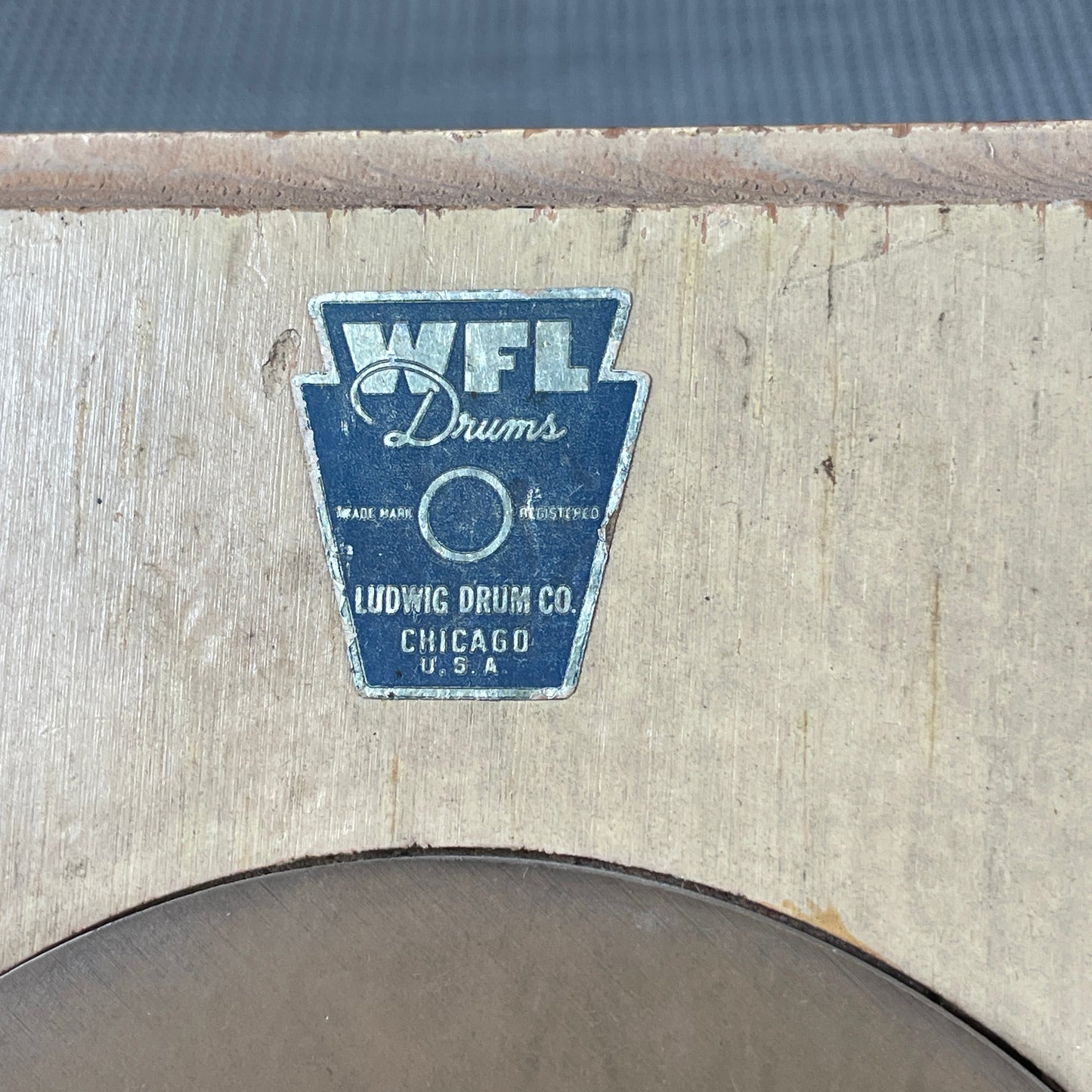 1960s WFL Ludwig Heavy Duty Wood Practice Pad No. 355W