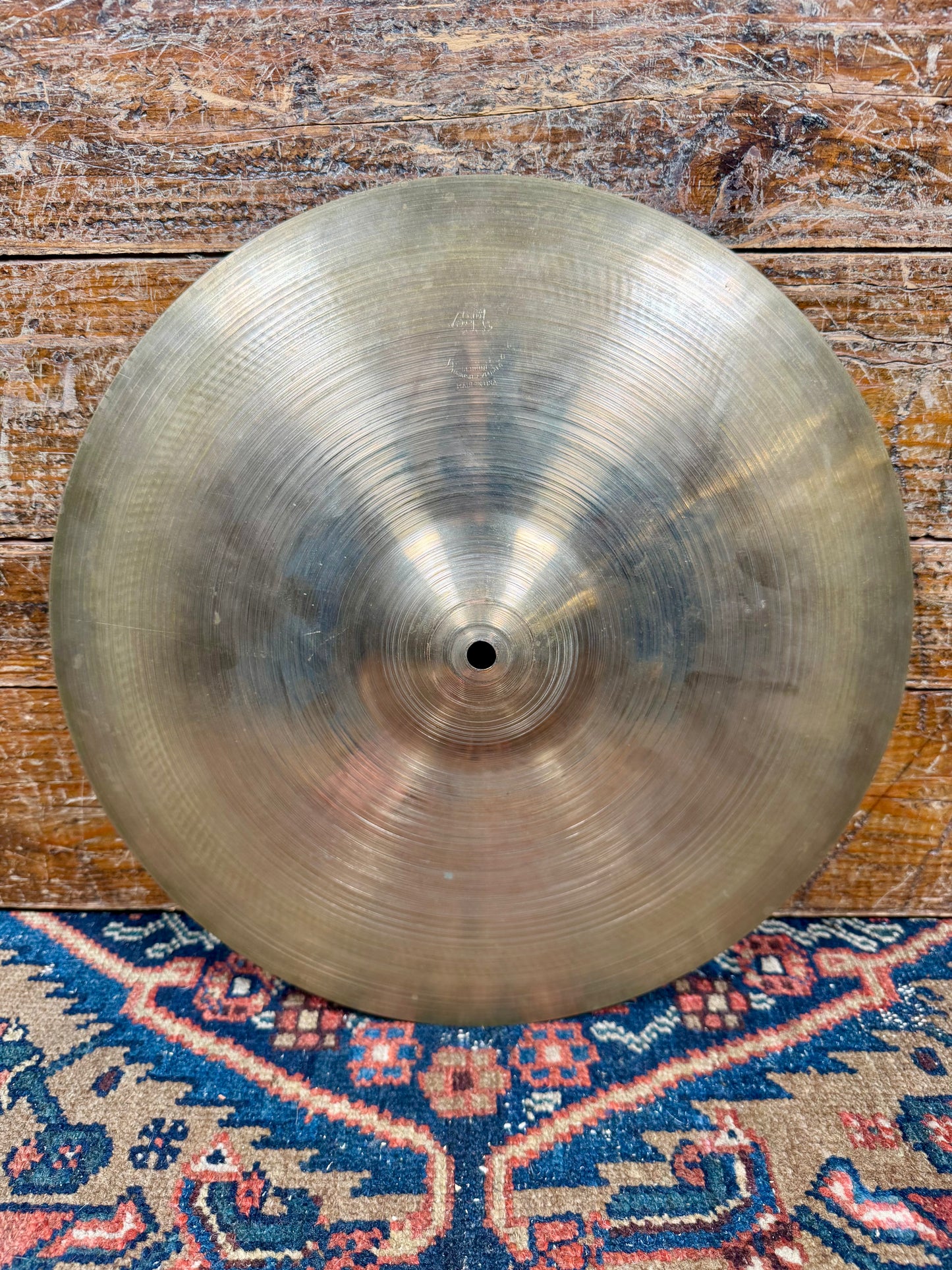 14" Zildjian A 1940s-1950s Trans Stamp Hi-Hat Cymbal Pair 628g/656g *Video Demo*
