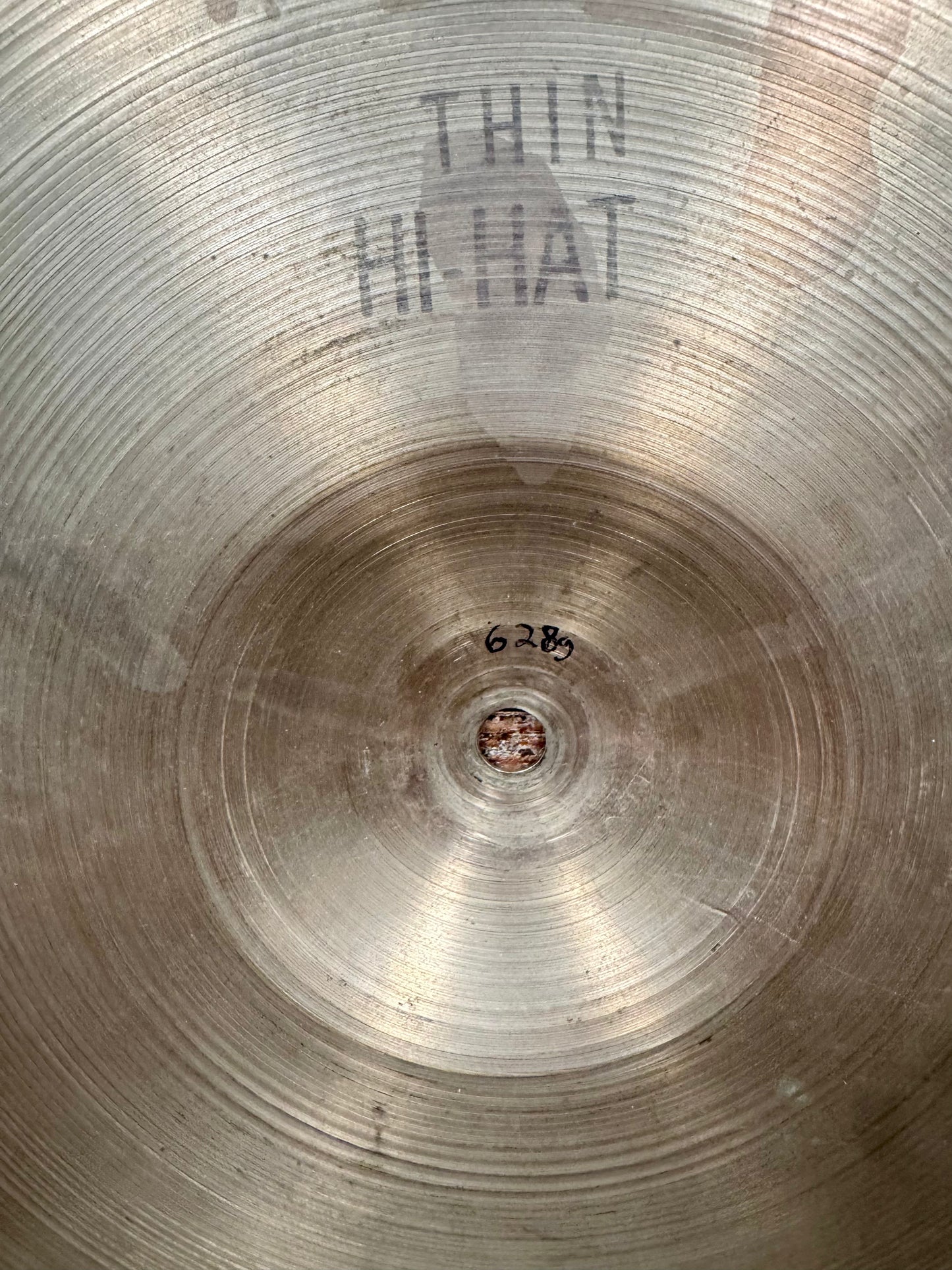 14" Zildjian A 1940s-1950s Trans Stamp Hi-Hat Cymbal Pair 628g/656g *Video Demo*