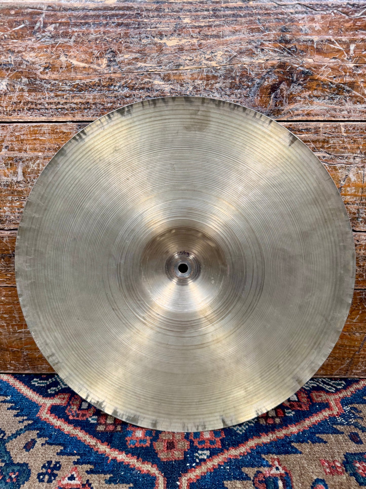 14" Zildjian A 1940s-1950s Trans Stamp Hi-Hat Cymbal Pair 628g/656g *Video Demo*