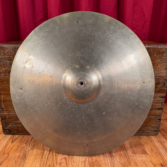 24" Roxy 1960s Jazz Ride Cymbal w/ Rivets 2760g Made in Germany 60cm *Video Demo*