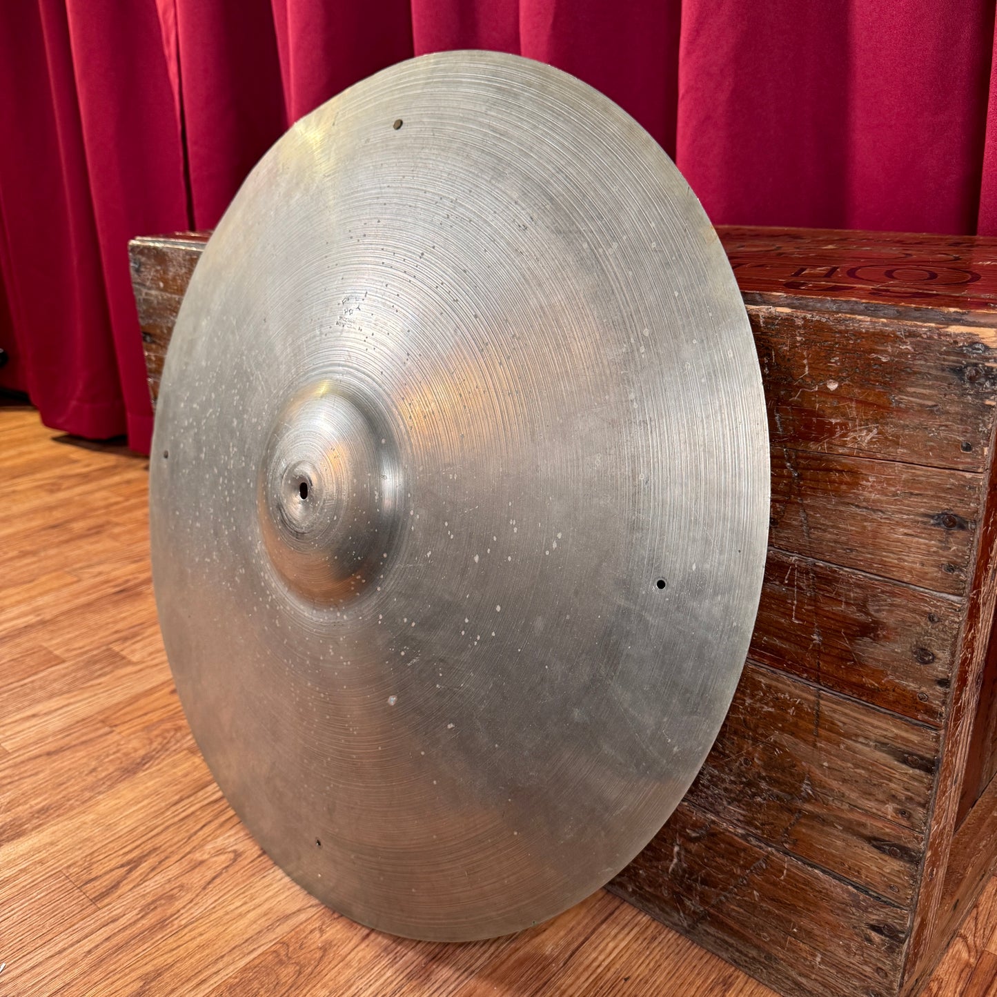 24" Roxy 1960s Jazz Ride Cymbal w/ Rivets 2760g Made in Germany 60cm *Video Demo*