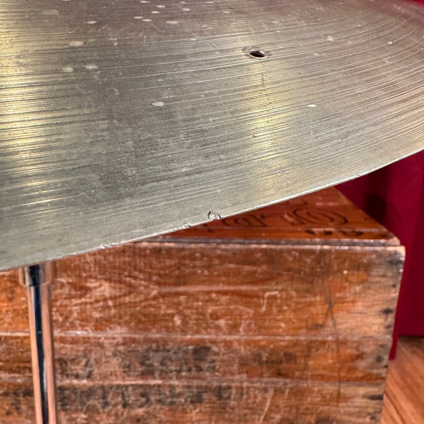 24" Roxy 1960s Jazz Ride Cymbal w/ Rivets 2760g Made in Germany 60cm *Video Demo*