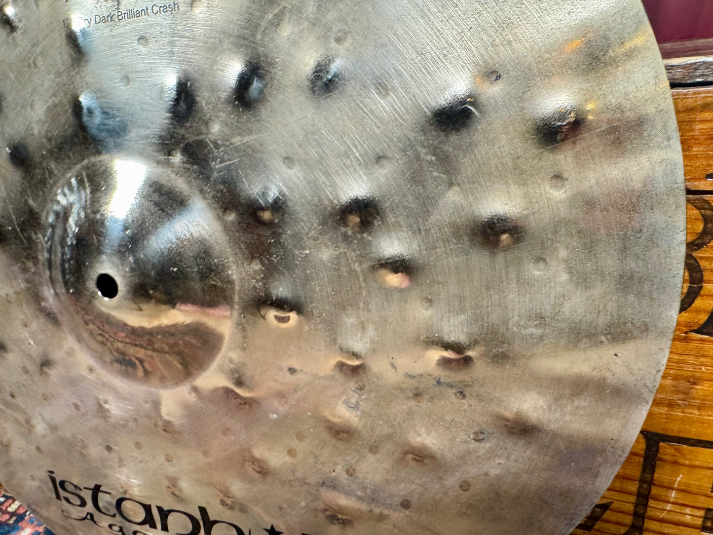 19" Istanbul Agop Xist Dry Dark Brilliant Crash Cymbal 1322g *Video Demo*