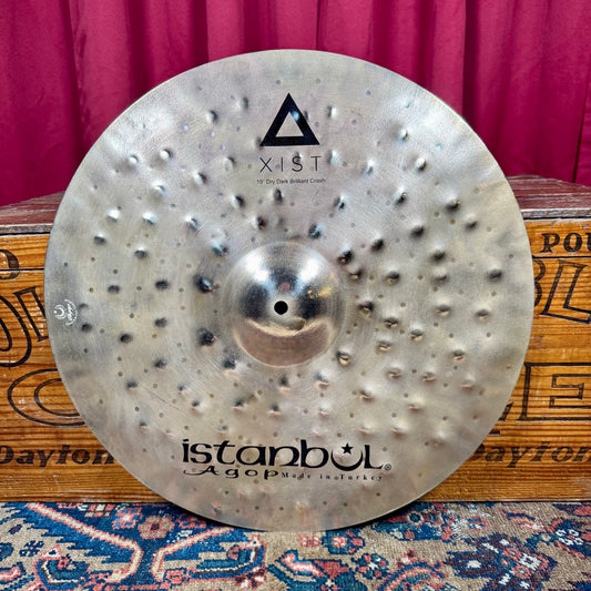 19" Istanbul Agop Xist Dry Dark Brilliant Crash Cymbal 1296g *Video Demo*