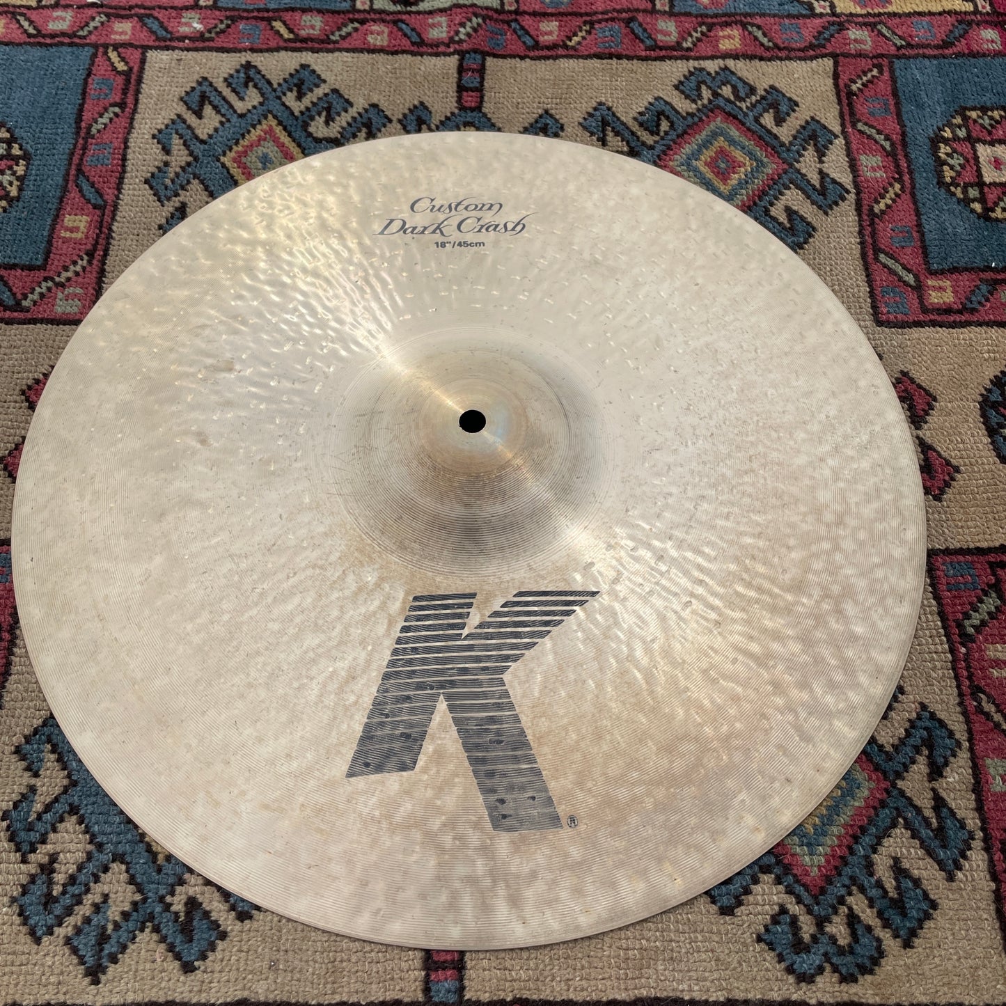 18" Zildjian K Custom Dark Crash Cymbal 1368g *Video Demo*