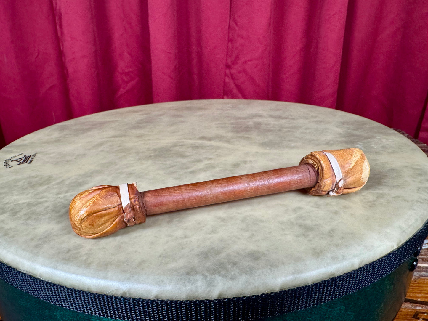 18" Remo Valencia Brian Howard Emerald Green Bodhran w/ Tipper & Mallet