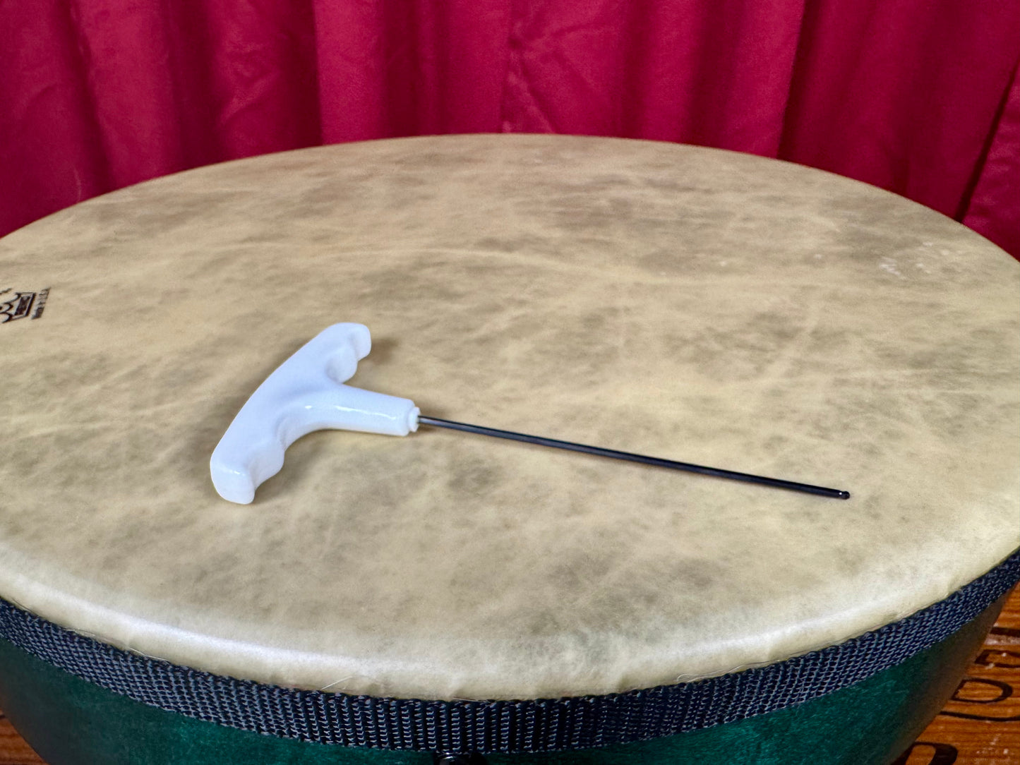 18" Remo Valencia Brian Howard Emerald Green Bodhran w/ Tipper & Mallet