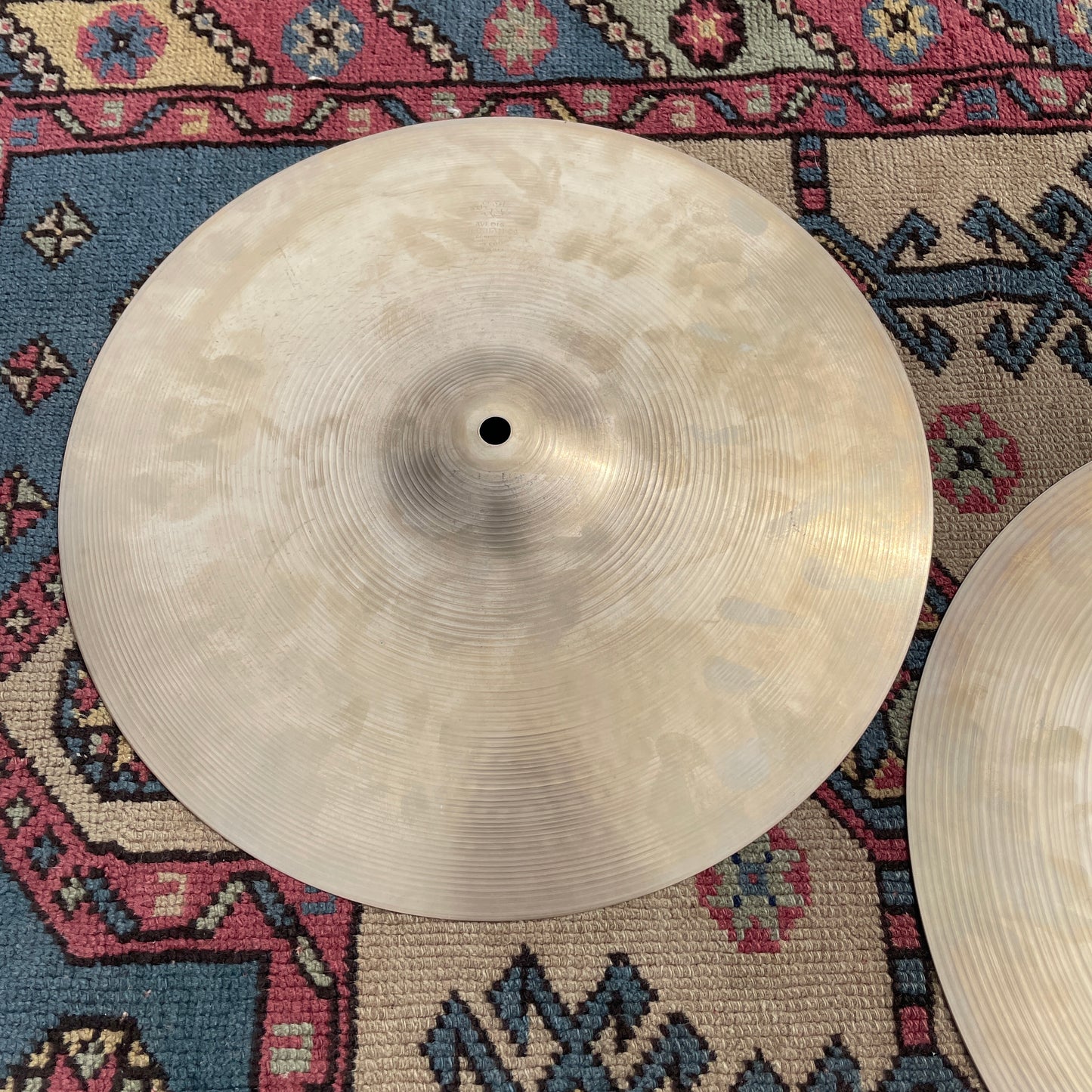 15" Zildjian A 1960s New Beat Hi-Hat Cymbal Pair 1062g/1488g *Video Demo*