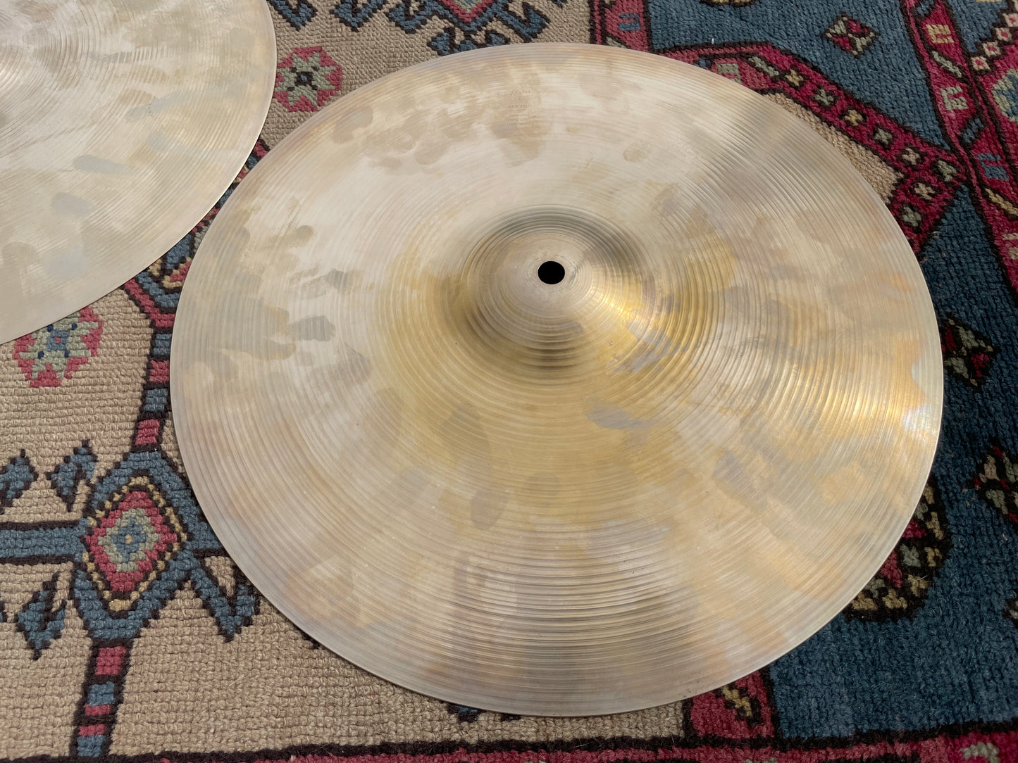 15" Zildjian A 1960s New Beat Hi-Hat Cymbal Pair 1062g/1488g *Video Demo*