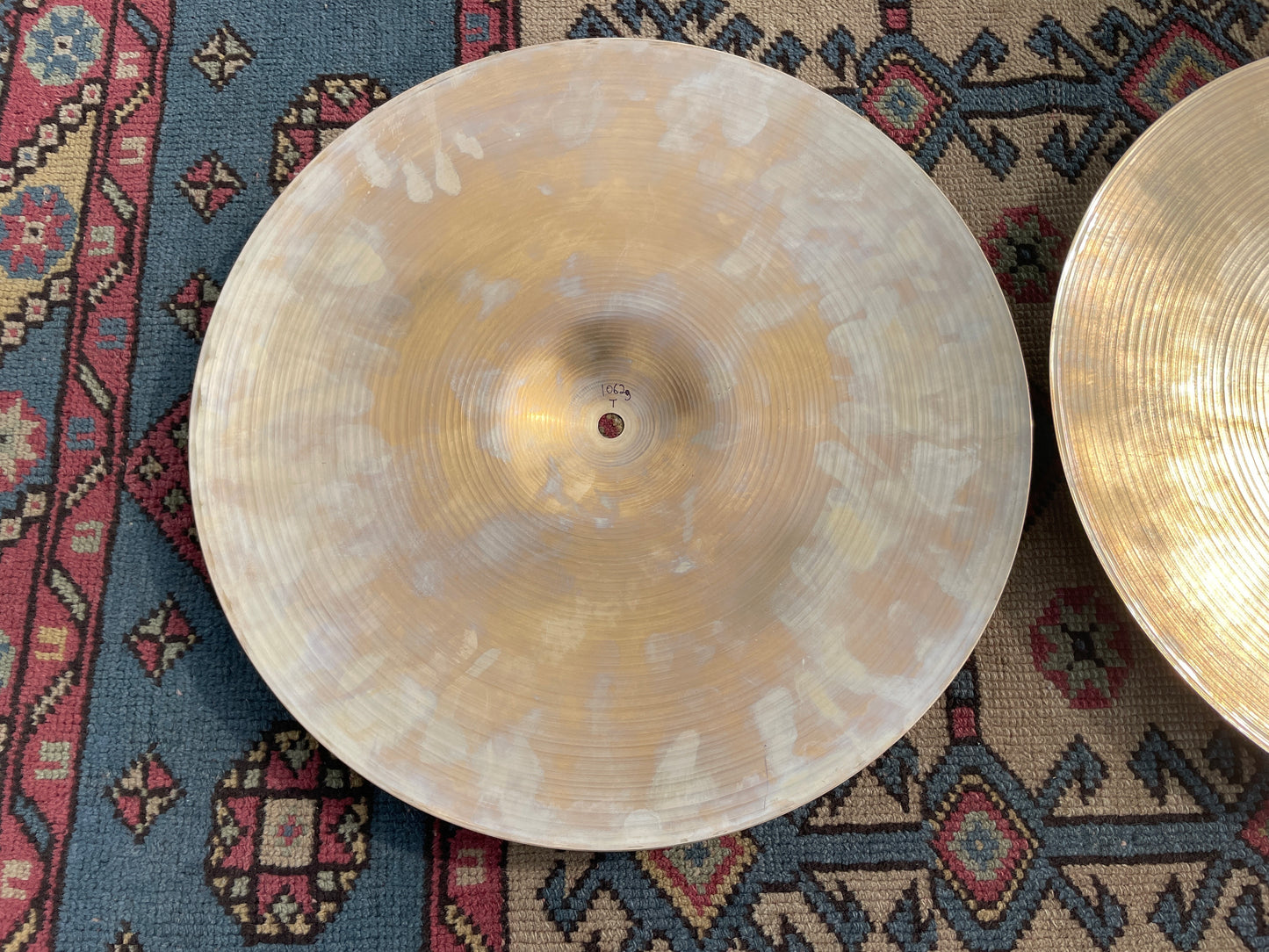 15" Zildjian A 1960s New Beat Hi-Hat Cymbal Pair 1062g/1488g *Video Demo*