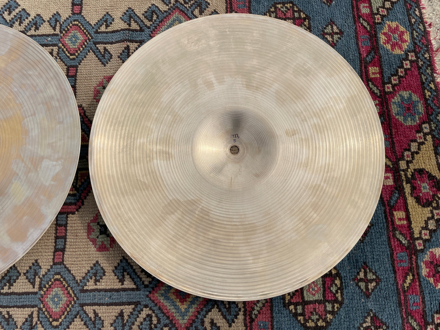 15" Zildjian A 1960s New Beat Hi-Hat Cymbal Pair 1062g/1488g *Video Demo*