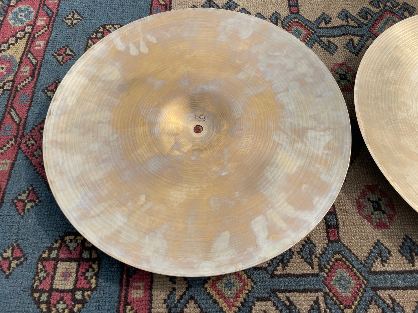 15" Zildjian A 1960s New Beat Hi-Hat Cymbal Pair 1062g/1488g *Video Demo*