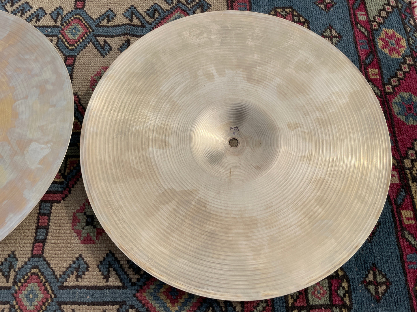 15" Zildjian A 1960s New Beat Hi-Hat Cymbal Pair 1062g/1488g *Video Demo*