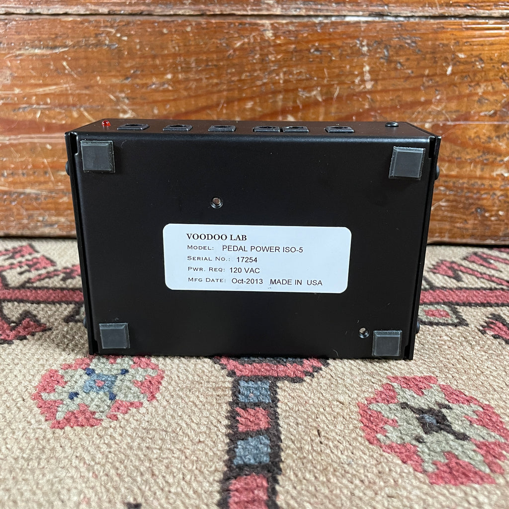 Voodoo Lab Pedal Power ISO5 5output Guitar Pedal Power Supply w/ Cab