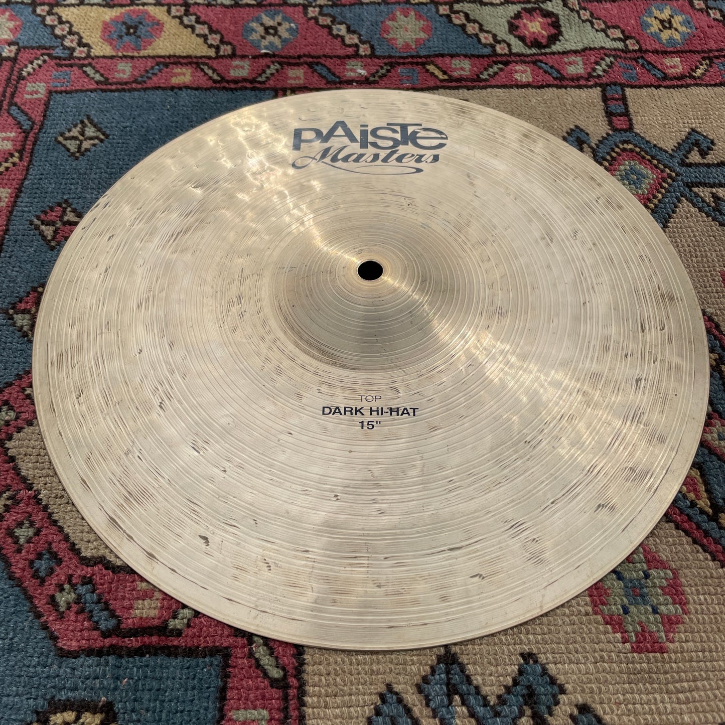 15" Paiste Masters Dark Hi-Hat Cymbal Pair 896g/1370g *Video Demo*