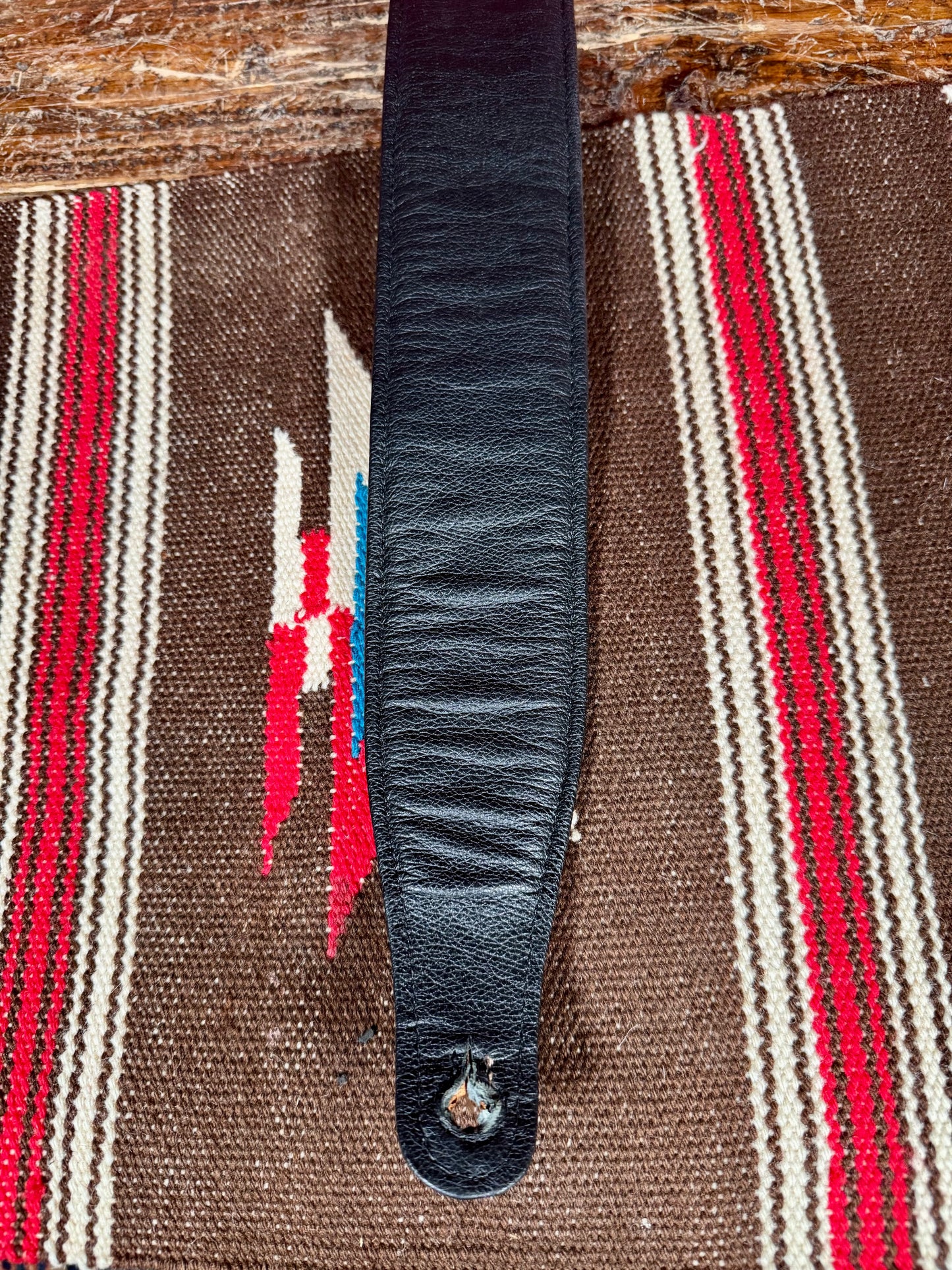 Levy's Leather Guitar Strap Brown Kokopelli