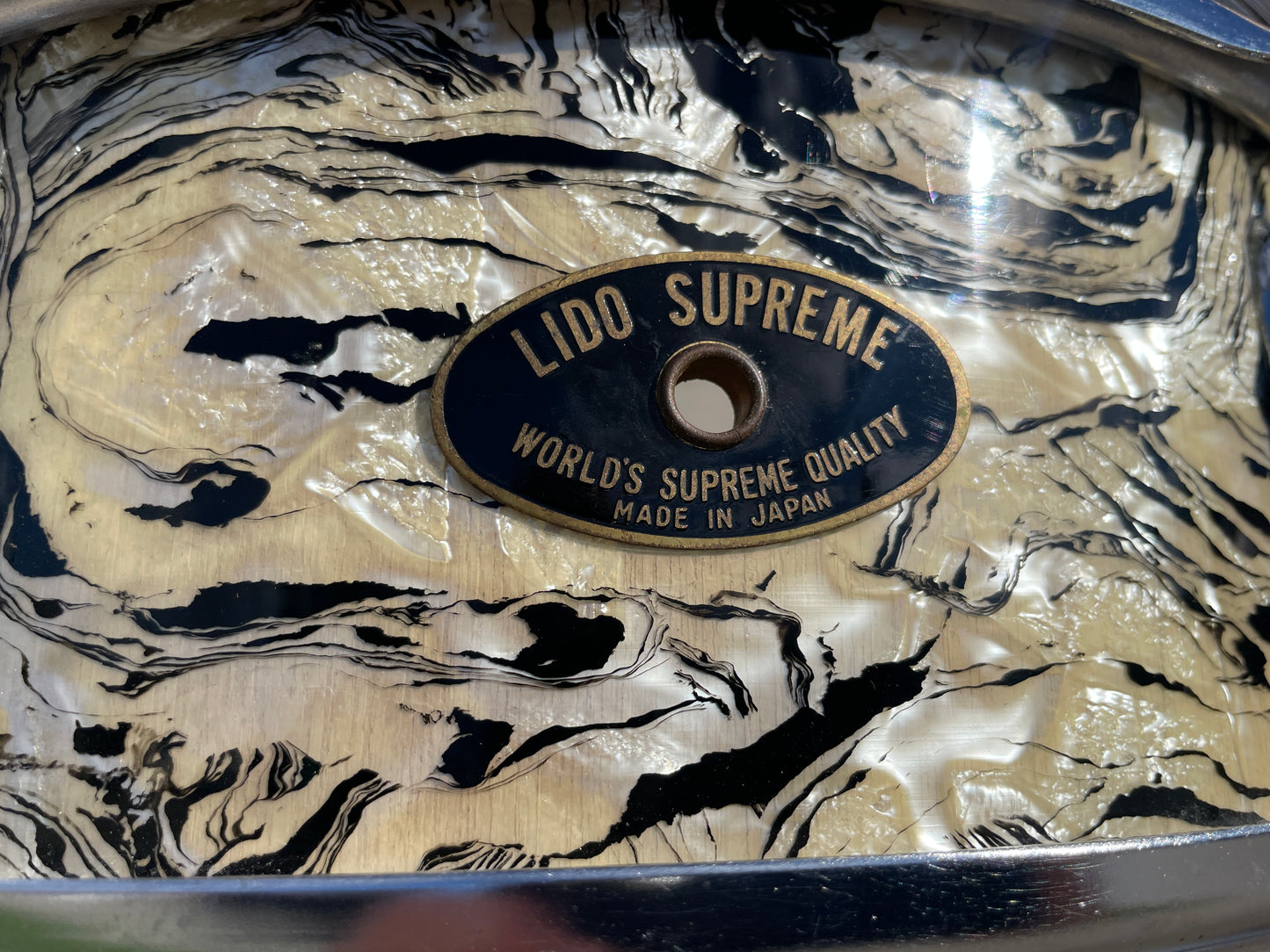 1960s Lido Supreme 5x14 Snare Drum Fantasia Pearl MIJ Japan