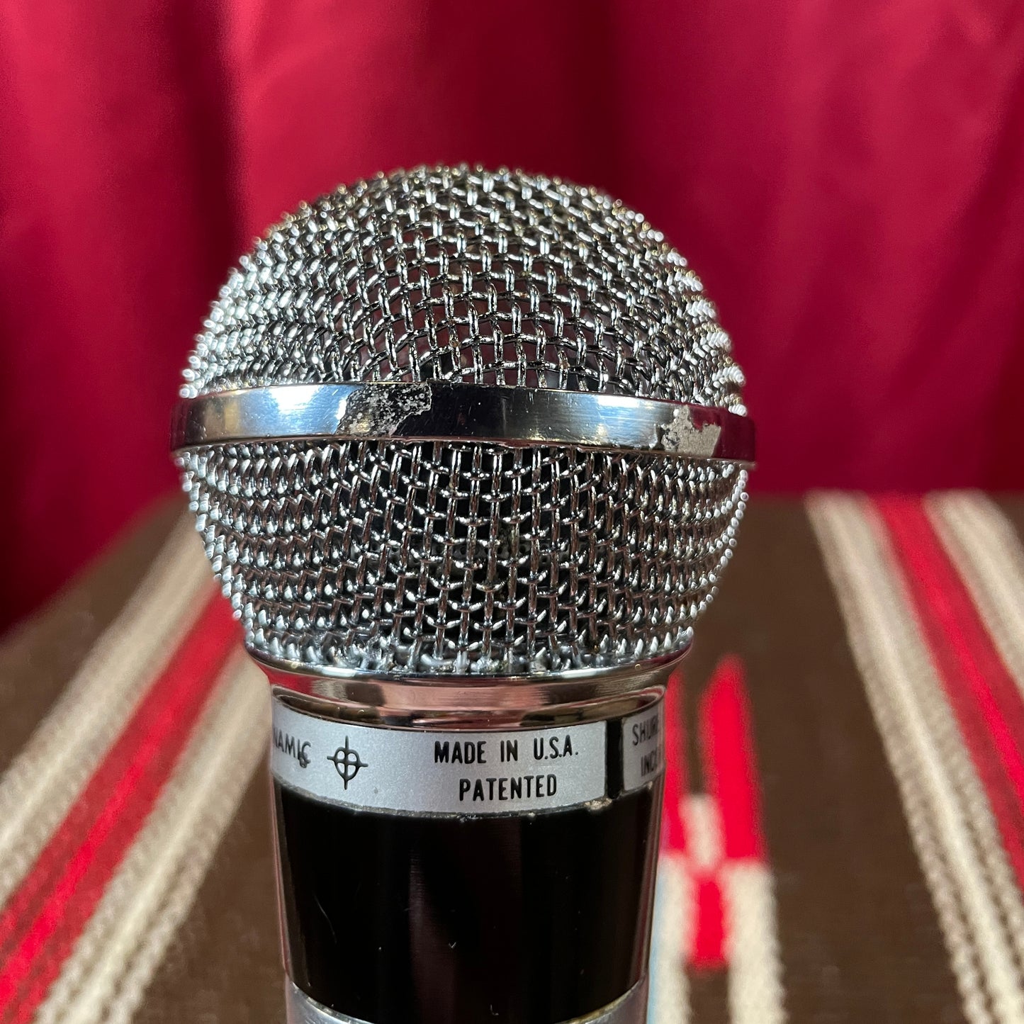 Vintage Shure Unisphere I 565 Dynamic Microphone - Freddy Mercury Model