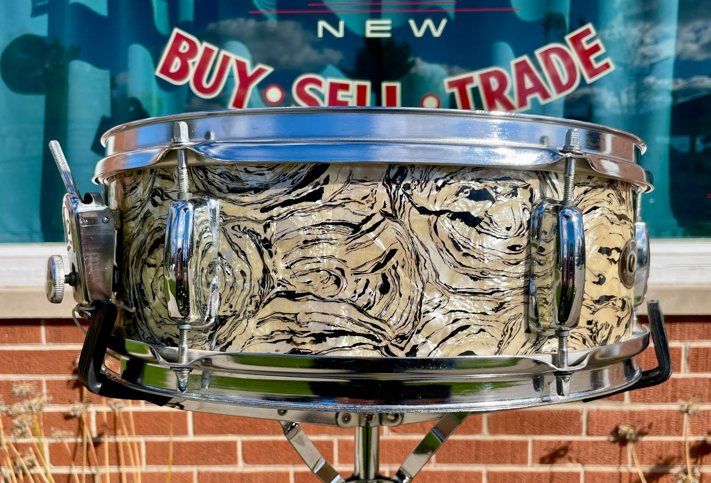 1960s Lido Supreme 5x14 Snare Drum Fantasia Pearl MIJ Japan
