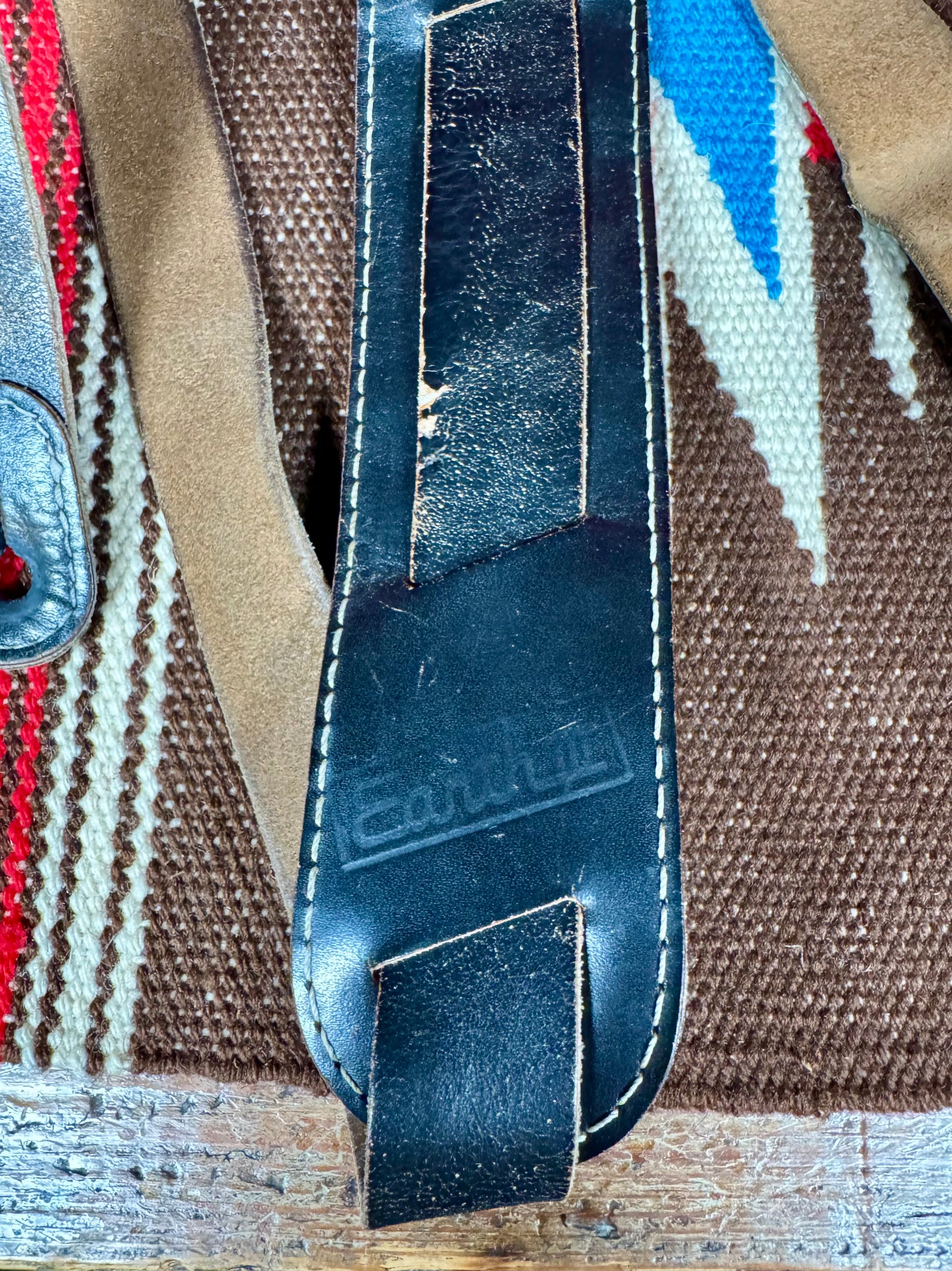 RARE Vintage Earth III Guitar Strap Black