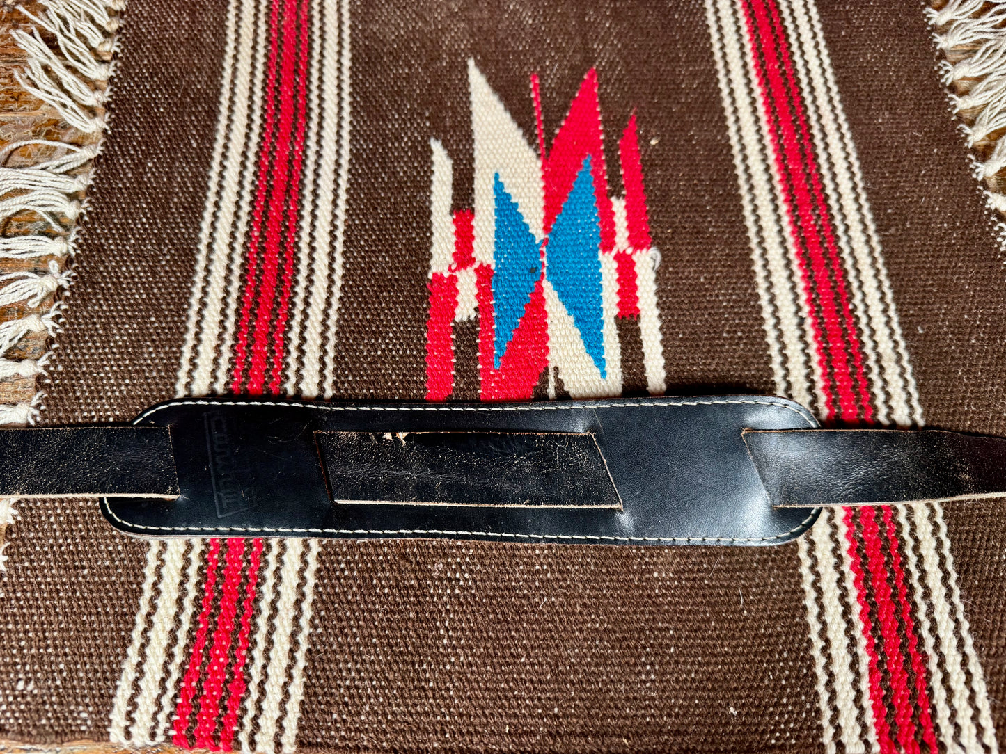 RARE Vintage Earth III Guitar Strap Black