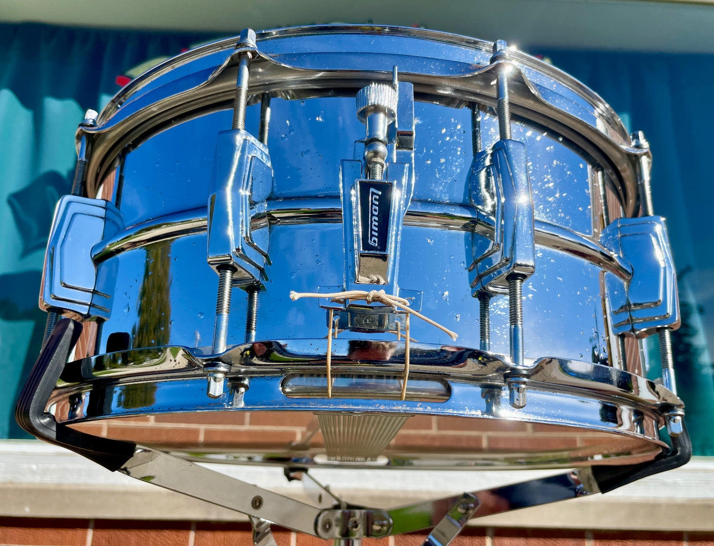 1970s Ludwig LM402 Supraphonic 6.5x14 Snare Drum